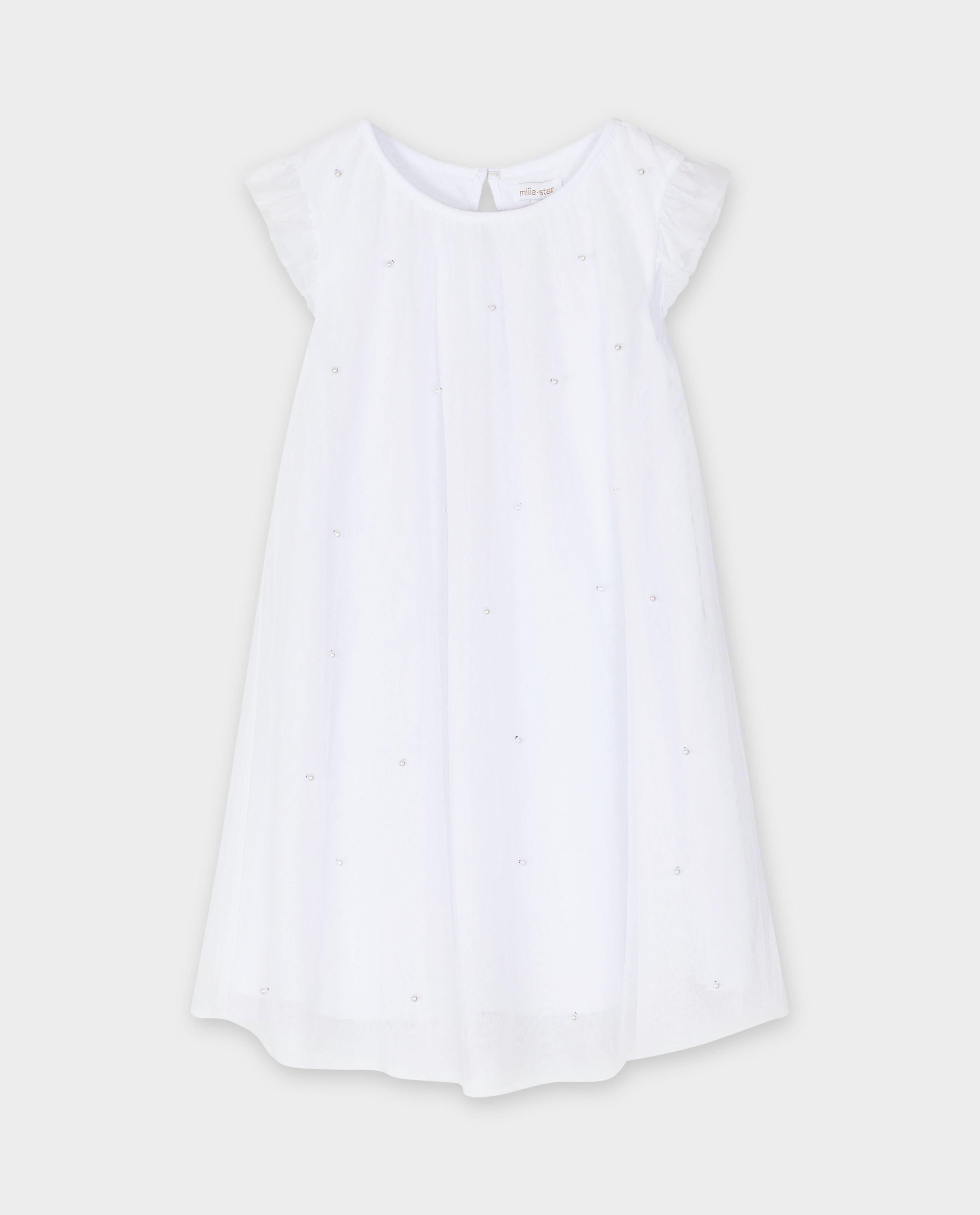 Tule jurk met parels, Special occasions, 116-140 - Product Detail - wit - afbeelding nummer 5