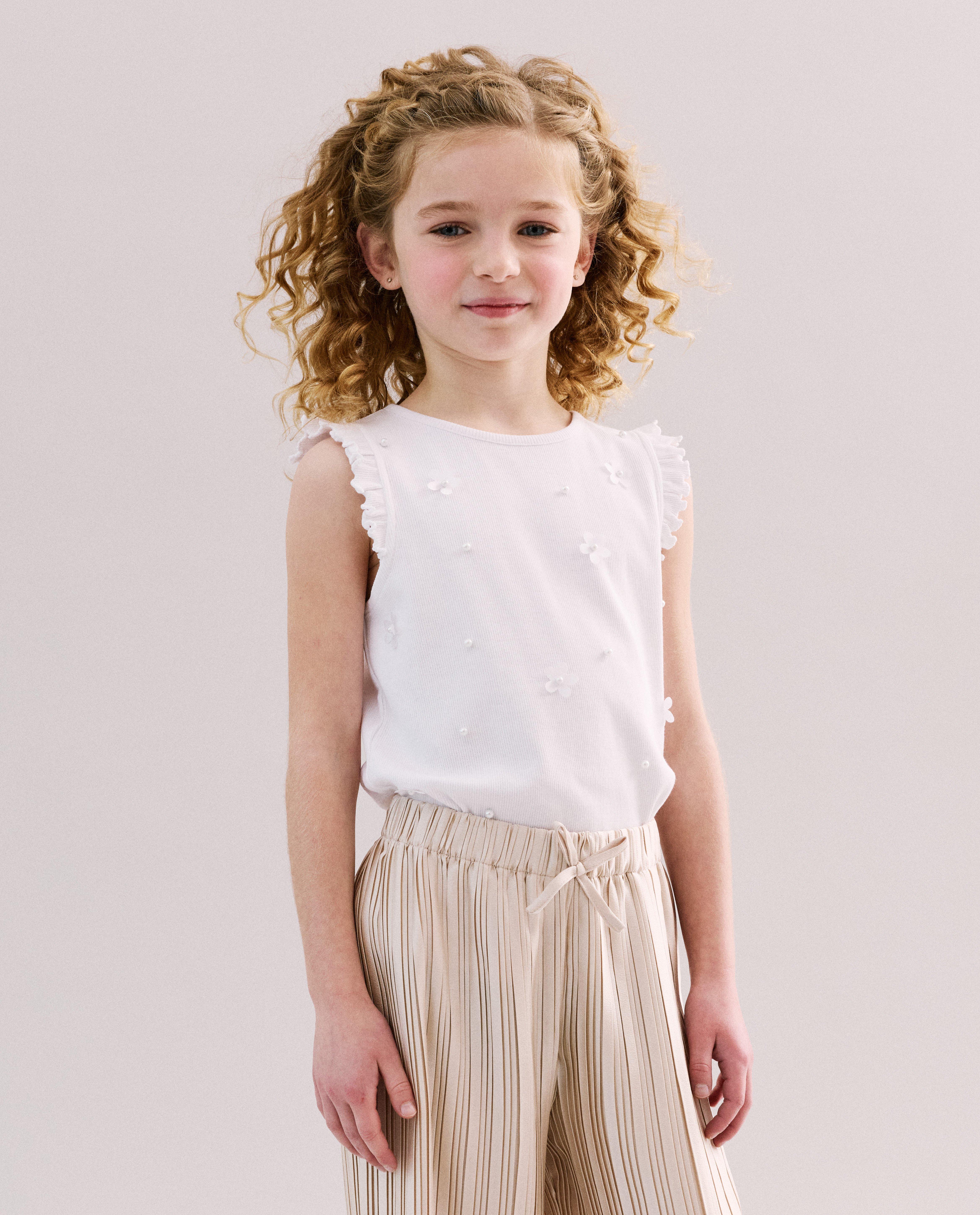 Top met mesh bloemen, Special occasions, 116-152