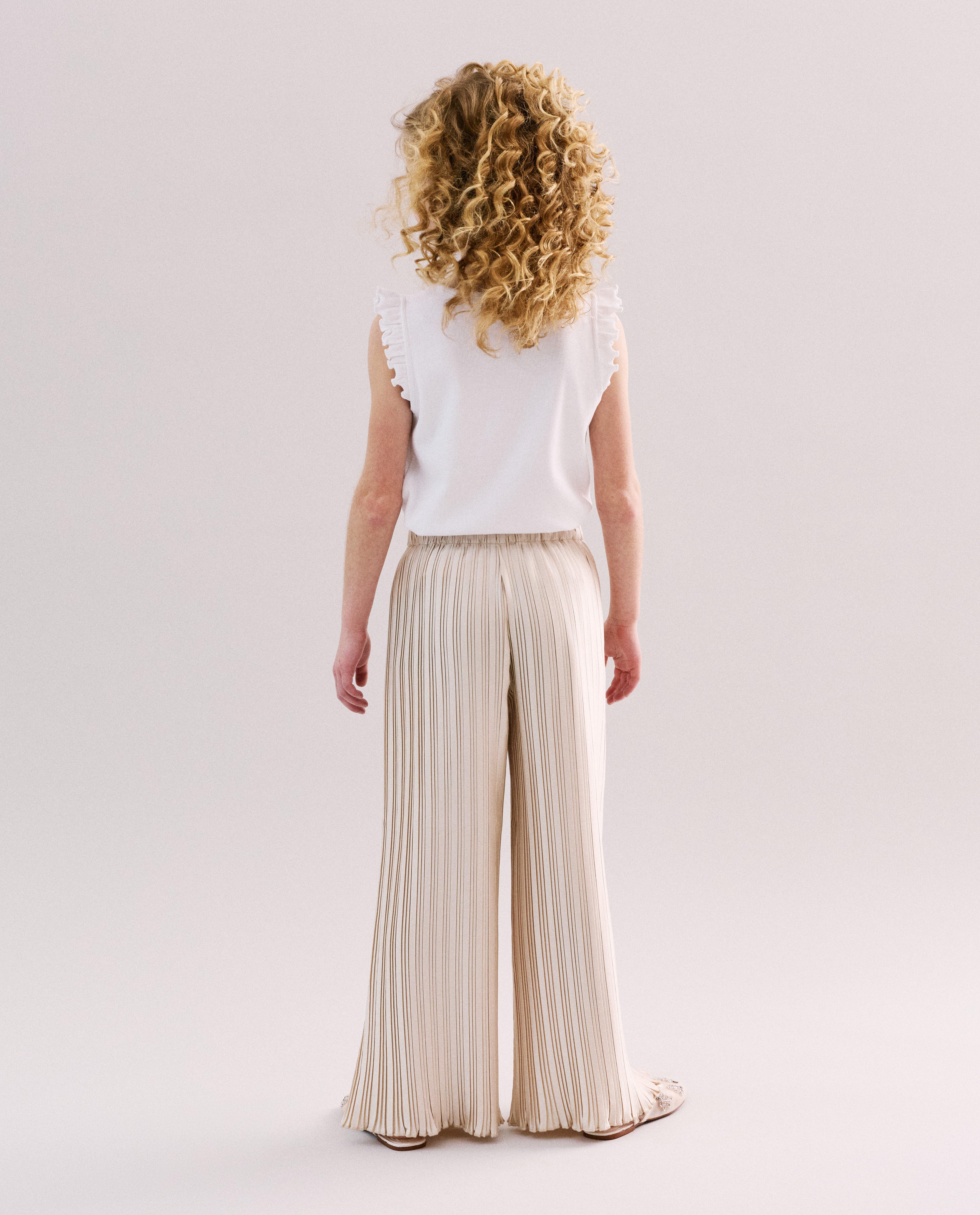 Top met mesh bloemen, Special occasions, 116-152 - Product Detail - wit - afbeelding nummer 3