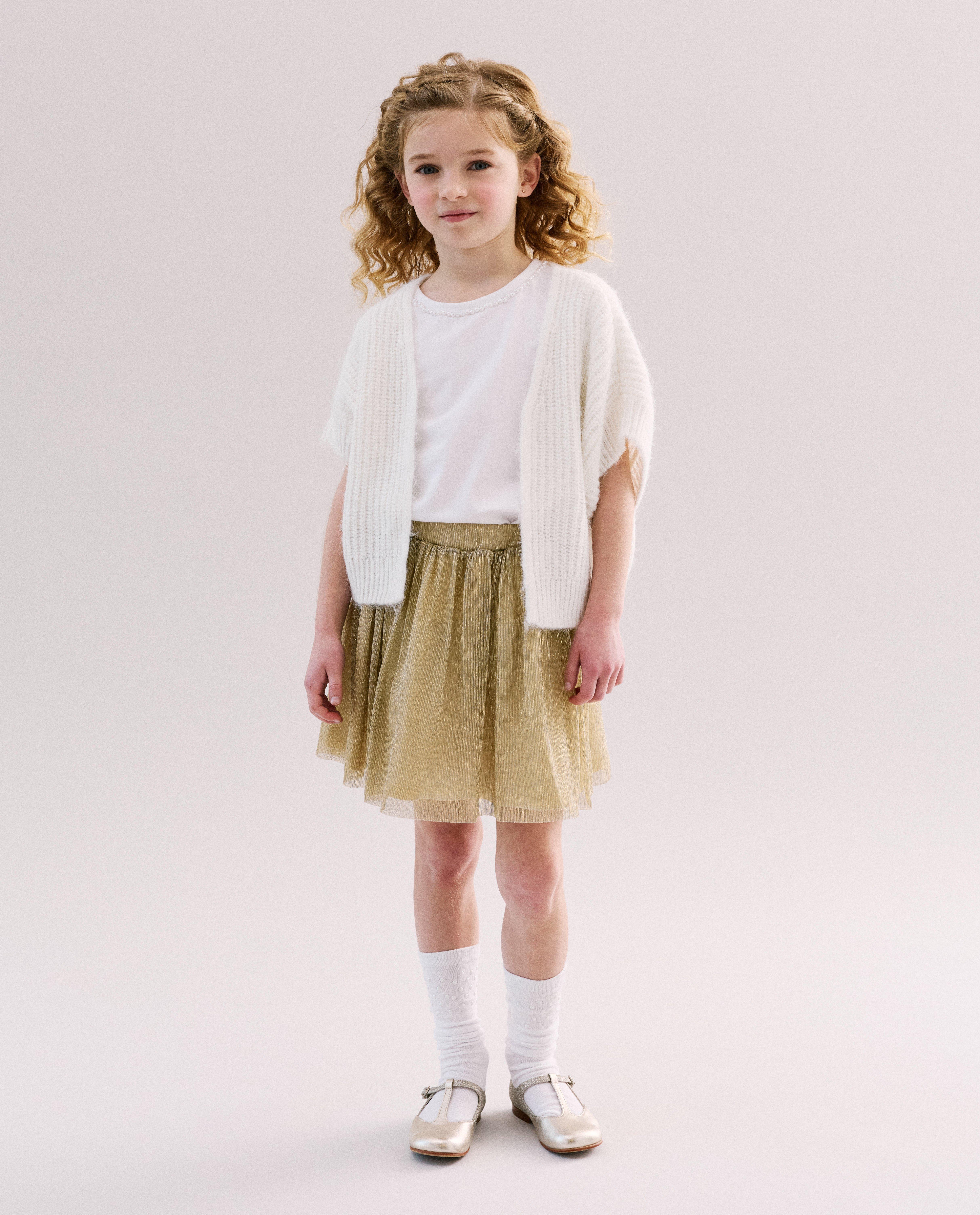 Cardigans - Cardigan blanc en maille, Special occasions, 116-152