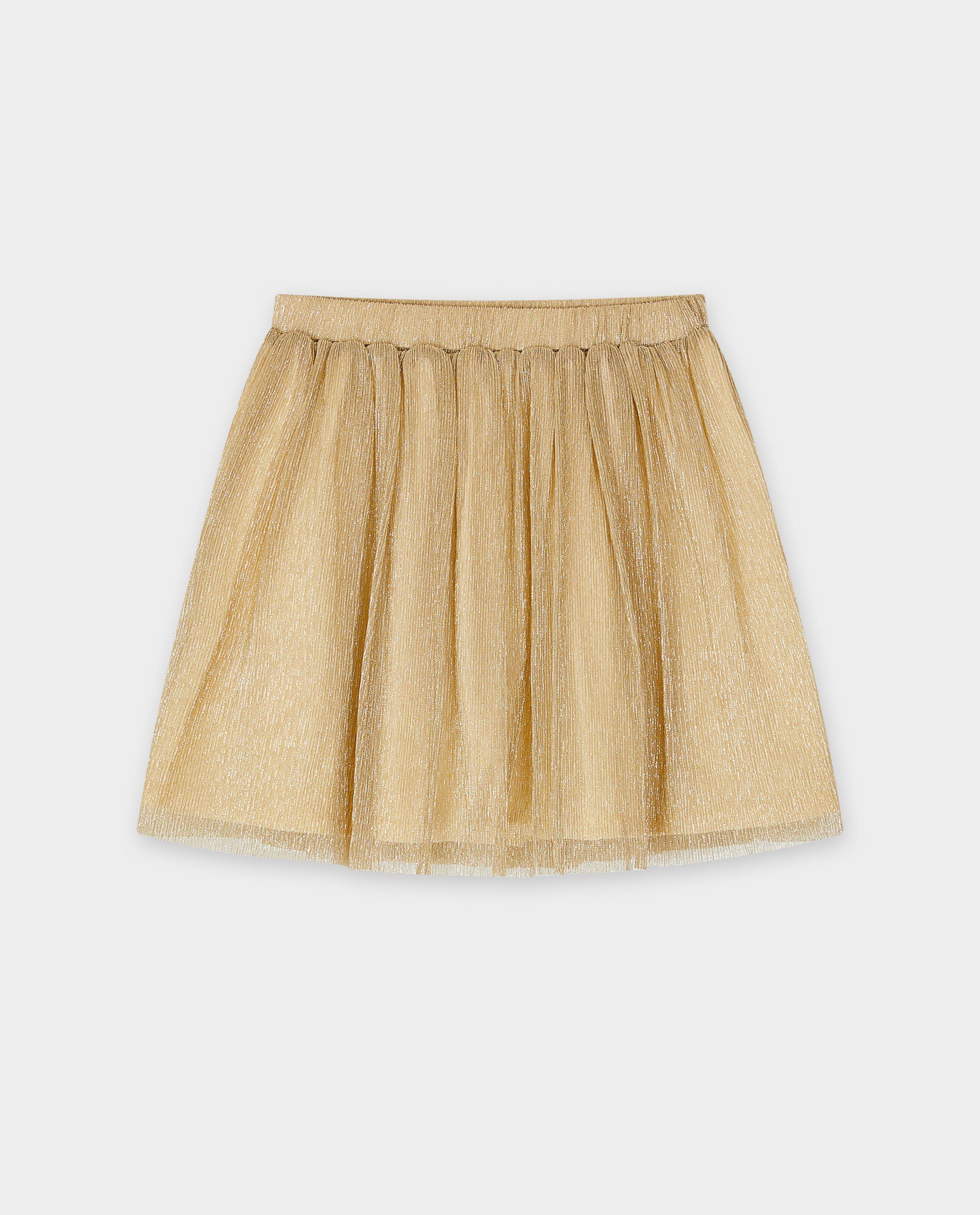 Jupe pliss&eacute;e avec paillettes, Special occasions, 116-152 - D&eacute;tails du produit - beige - image num&eacute;ro 5