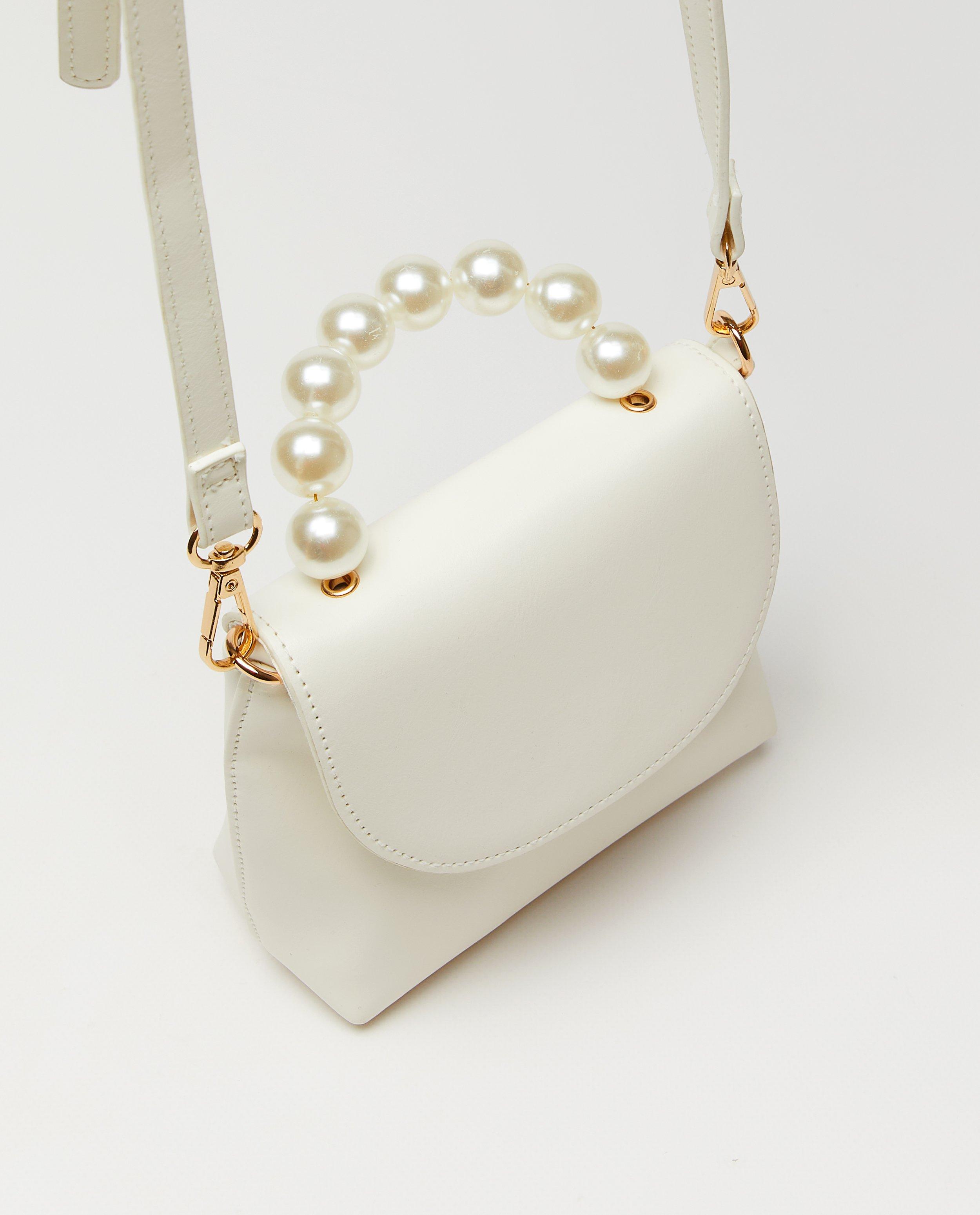 Sac &agrave; main avec poign&eacute;e en perles, Special occasions - D&eacute;tails du produit - blanc - image num&eacute;ro 3
