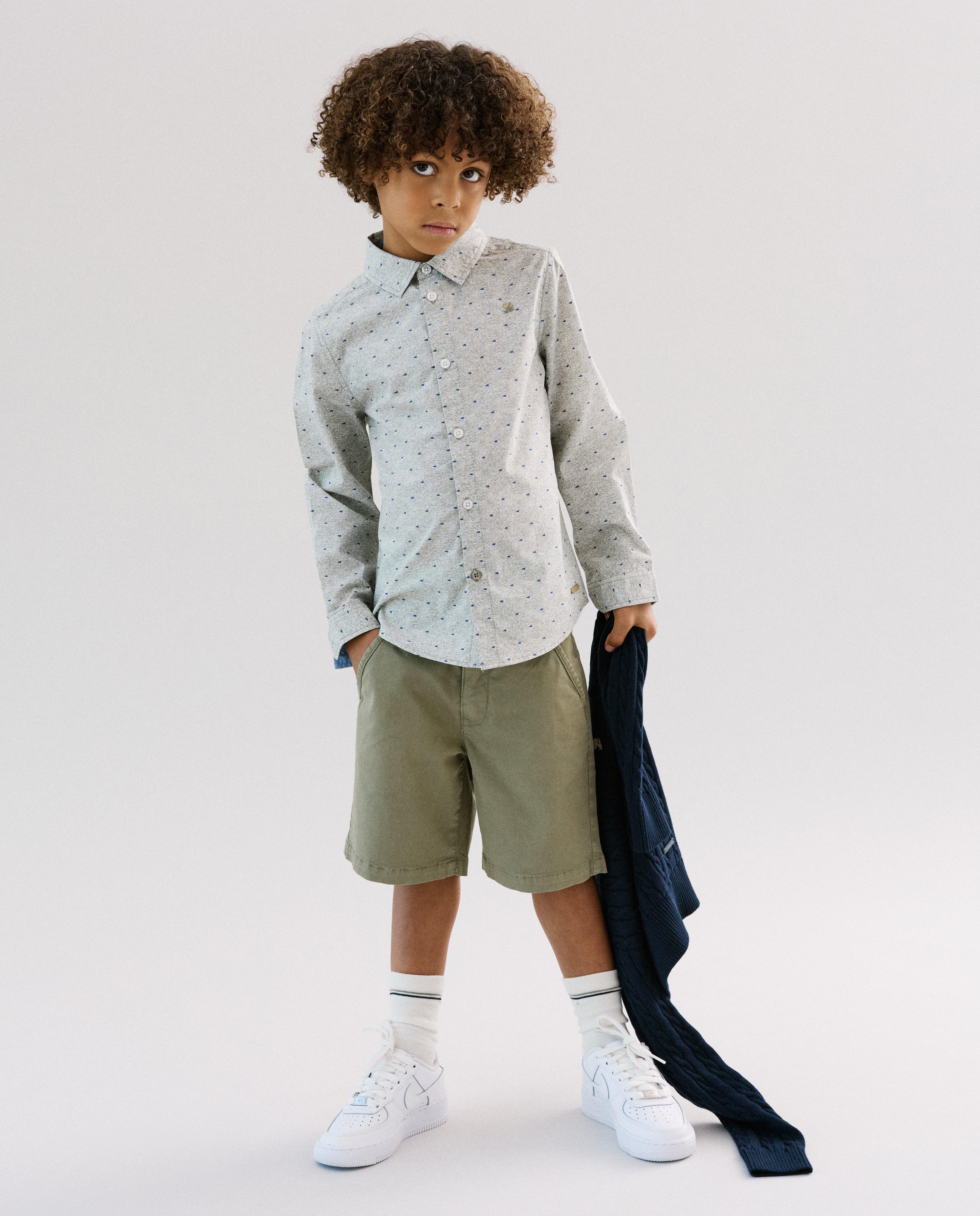 Hemd met print, regular fit, Special occasions, 116-164 - Product Detail - lichtgroen - afbeelding nummer 2