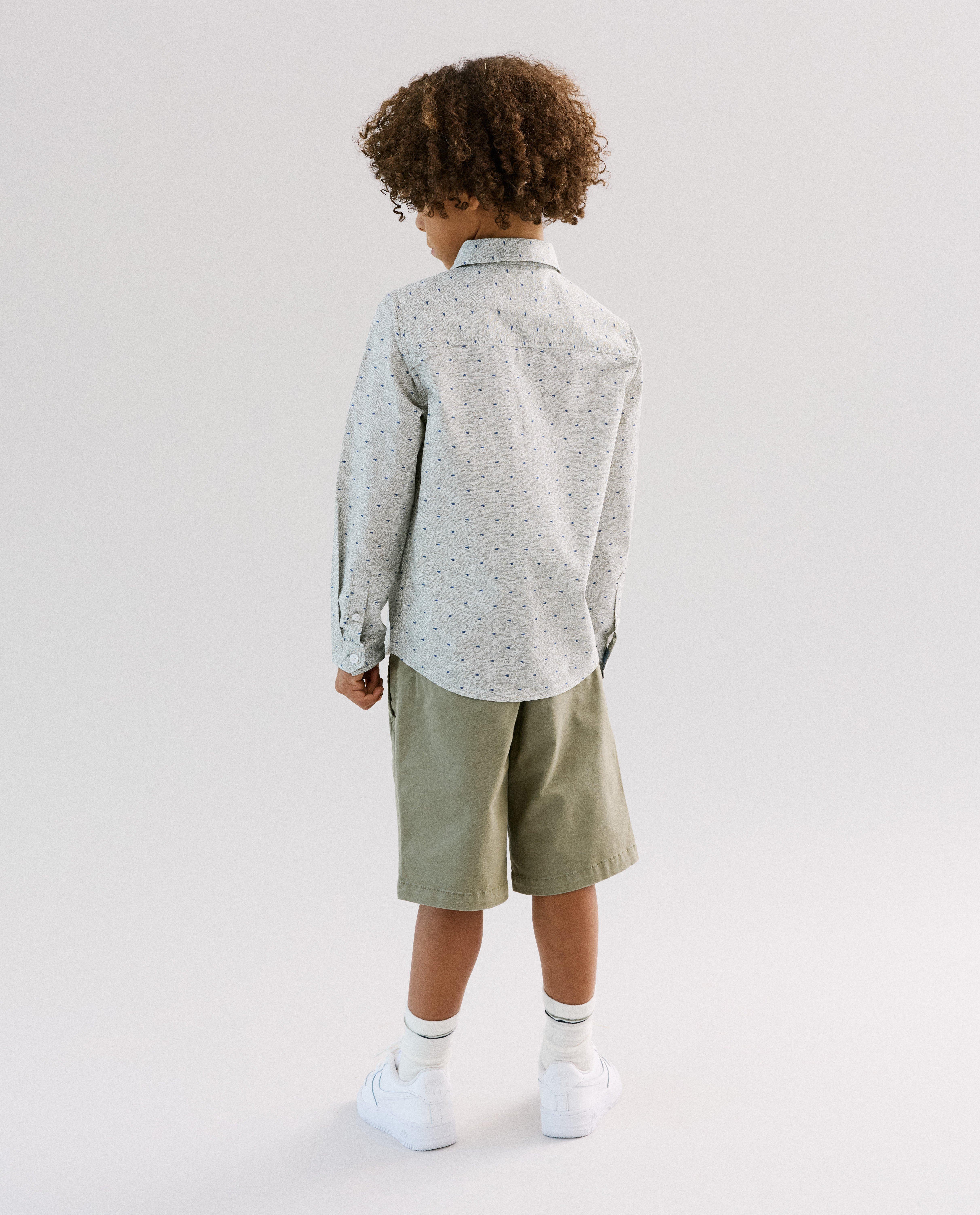 Hemd met print, regular fit, Special occasions, 116-164 - Product Detail - lichtgroen - afbeelding nummer 3