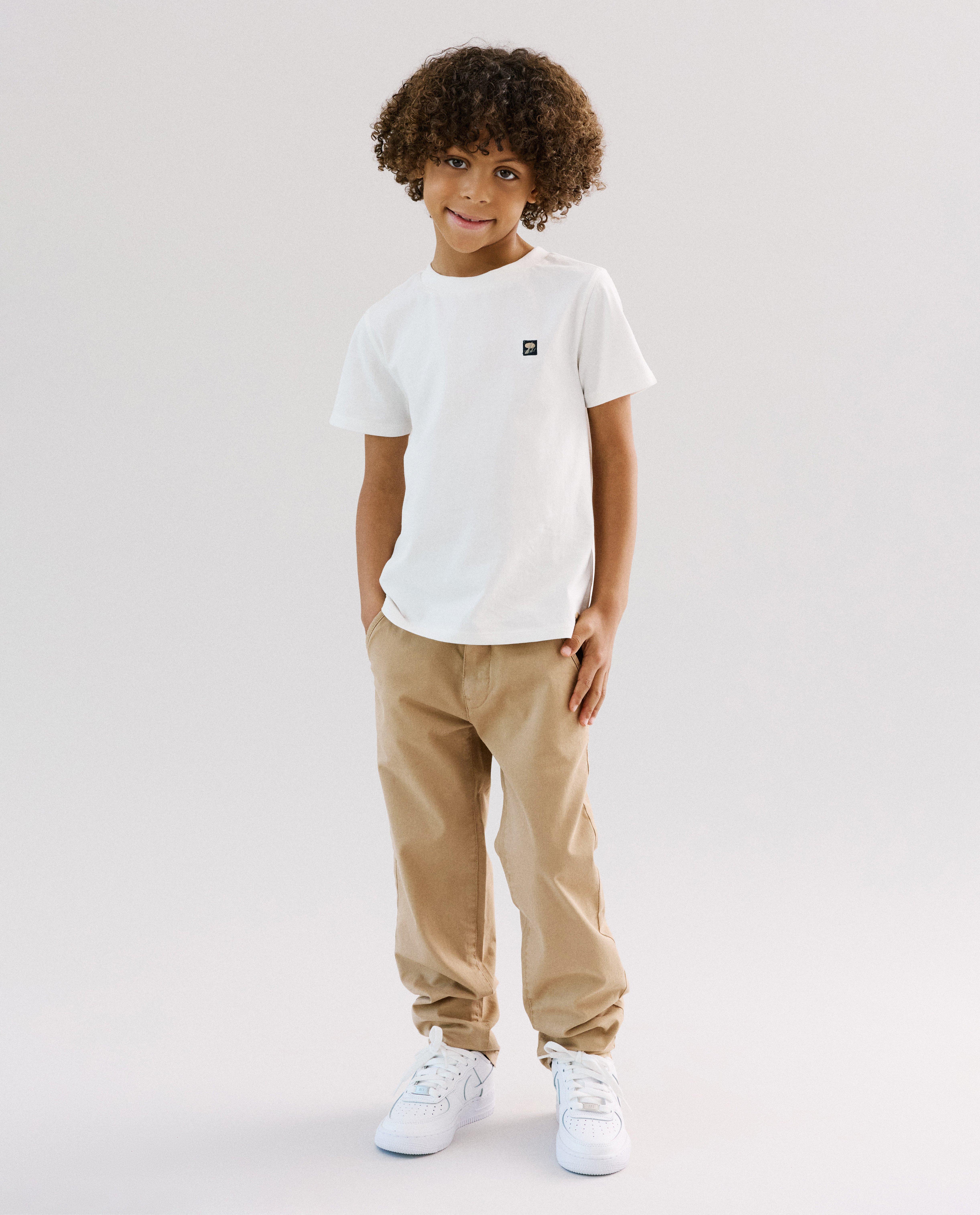 T-shirt met borduursel, loose fit, Special occasions, 116-164 - Product Detail - wit - afbeelding nummer 2