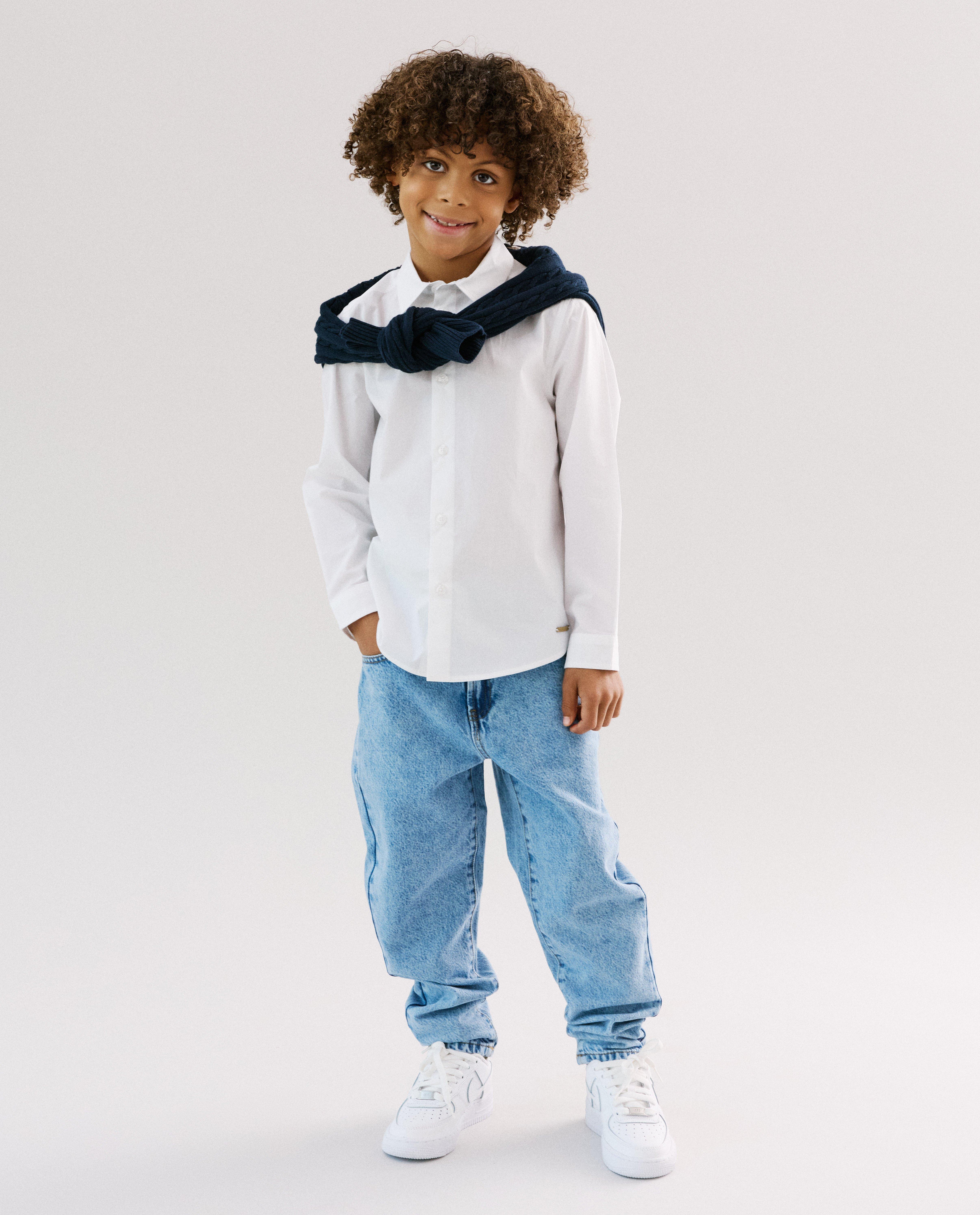 Blauwe jeans, relaxed fit, Special occasions, 116-164