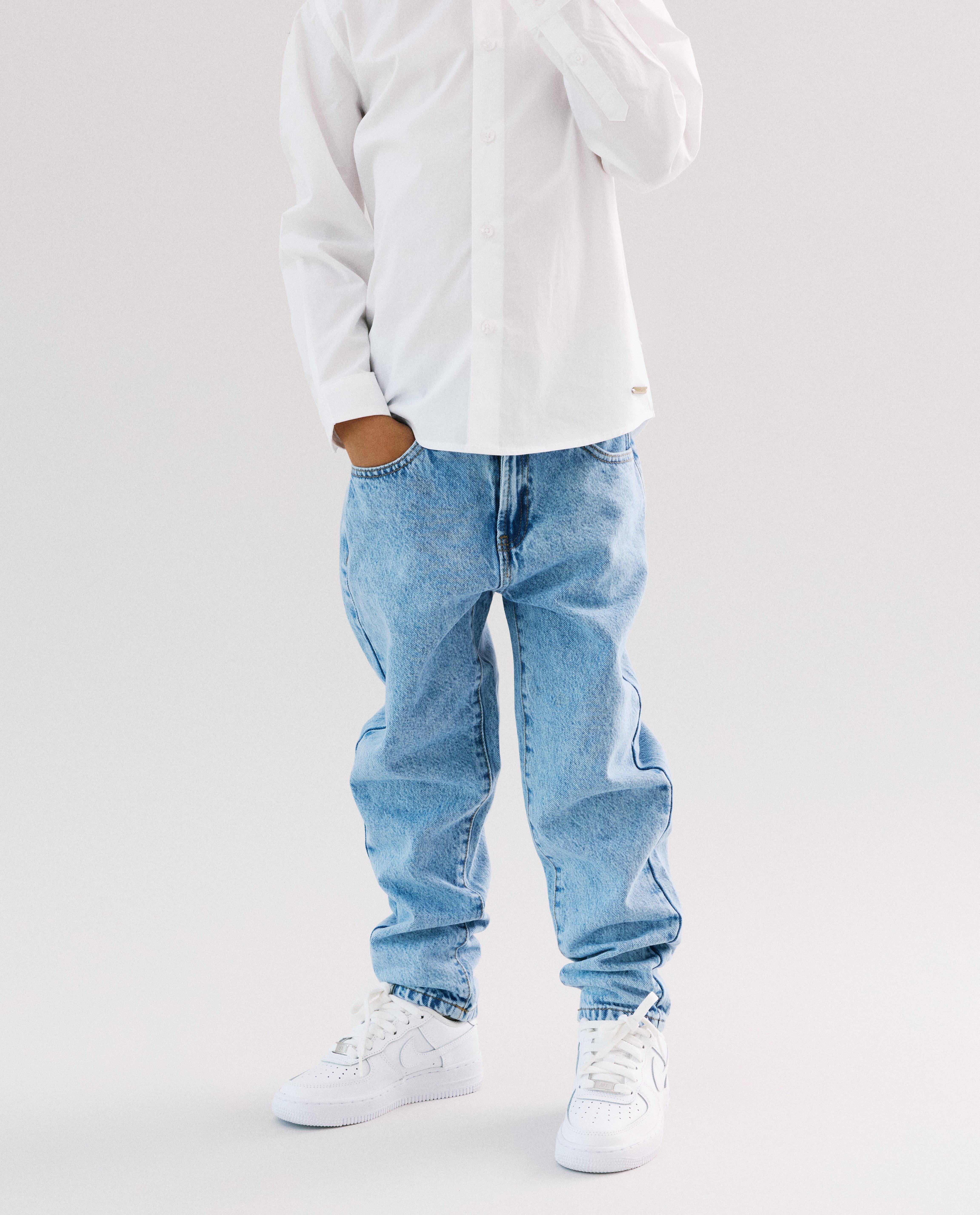 Blauwe jeans, relaxed fit, Special occasions, 116-164 - Product Detail - lichtblauw - afbeelding nummer 3