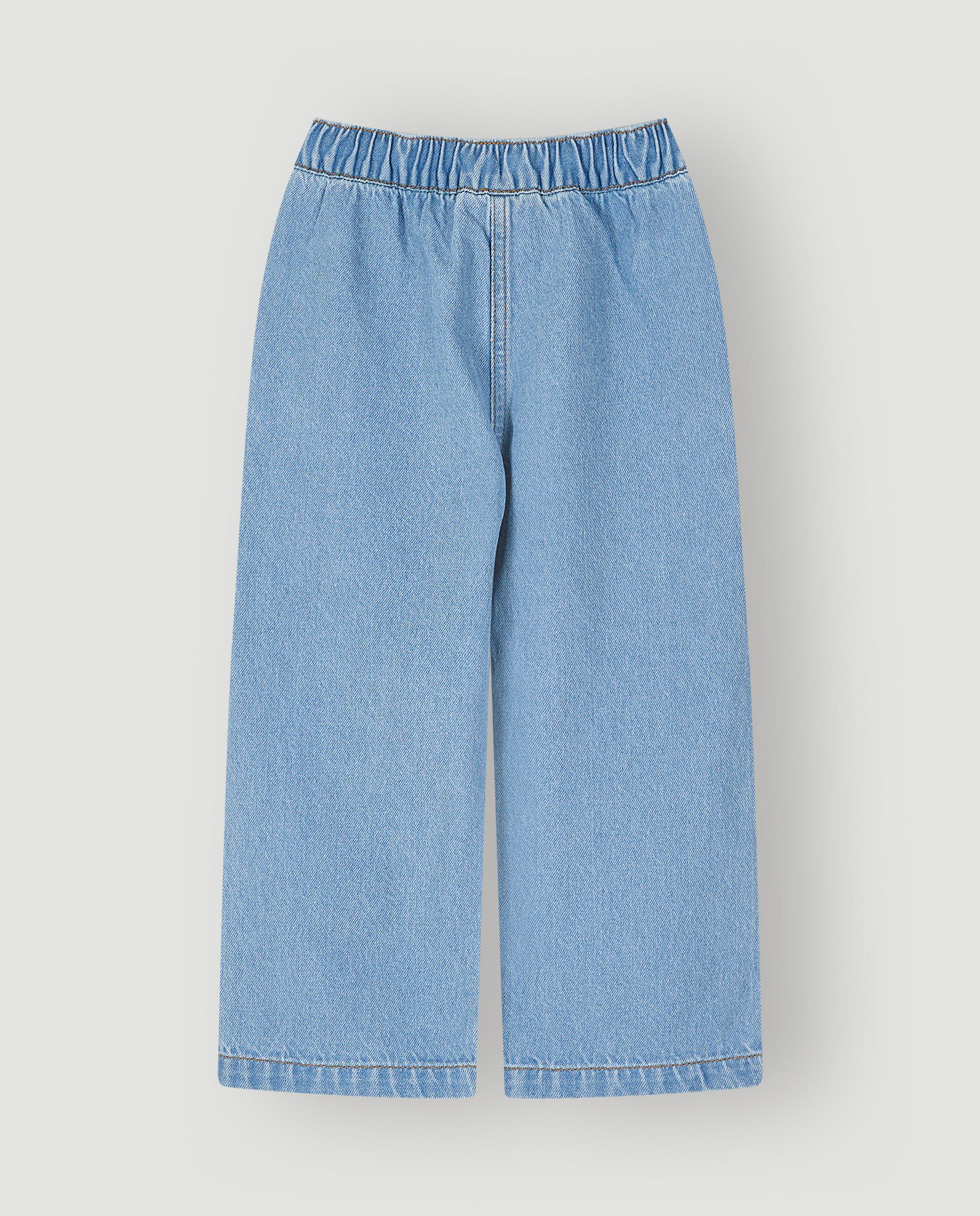 Jeans bleu, straight fit - D&eacute;tails du produit - bleu clair - image num&eacute;ro 5