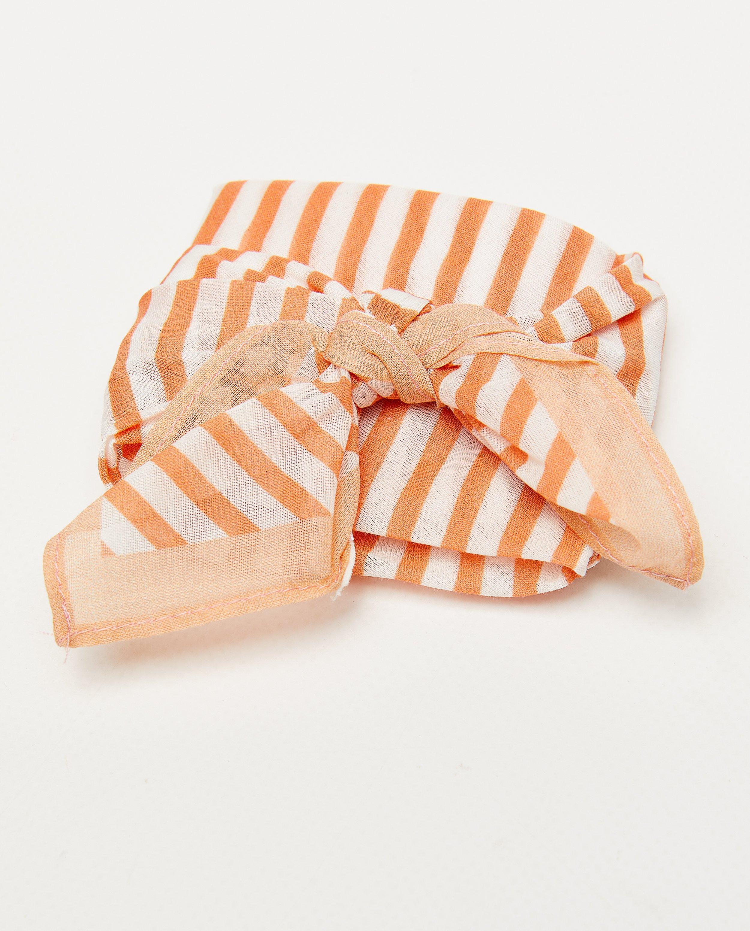 Sjaal met strepen - Product Detail - oranje - afbeelding nummer 2