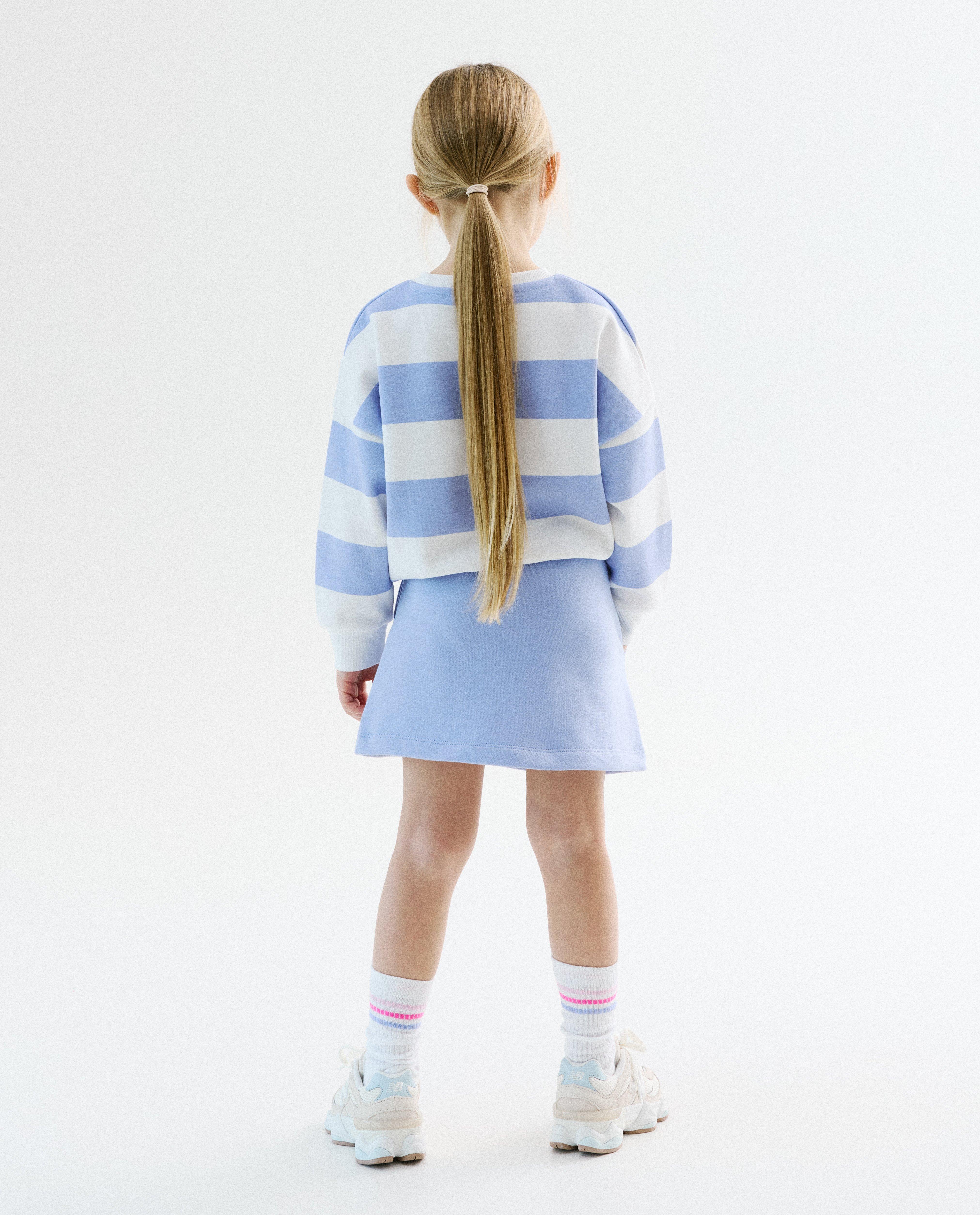 Sweater met print hartje, loose fit - Product Detail - paars - afbeelding nummer 3