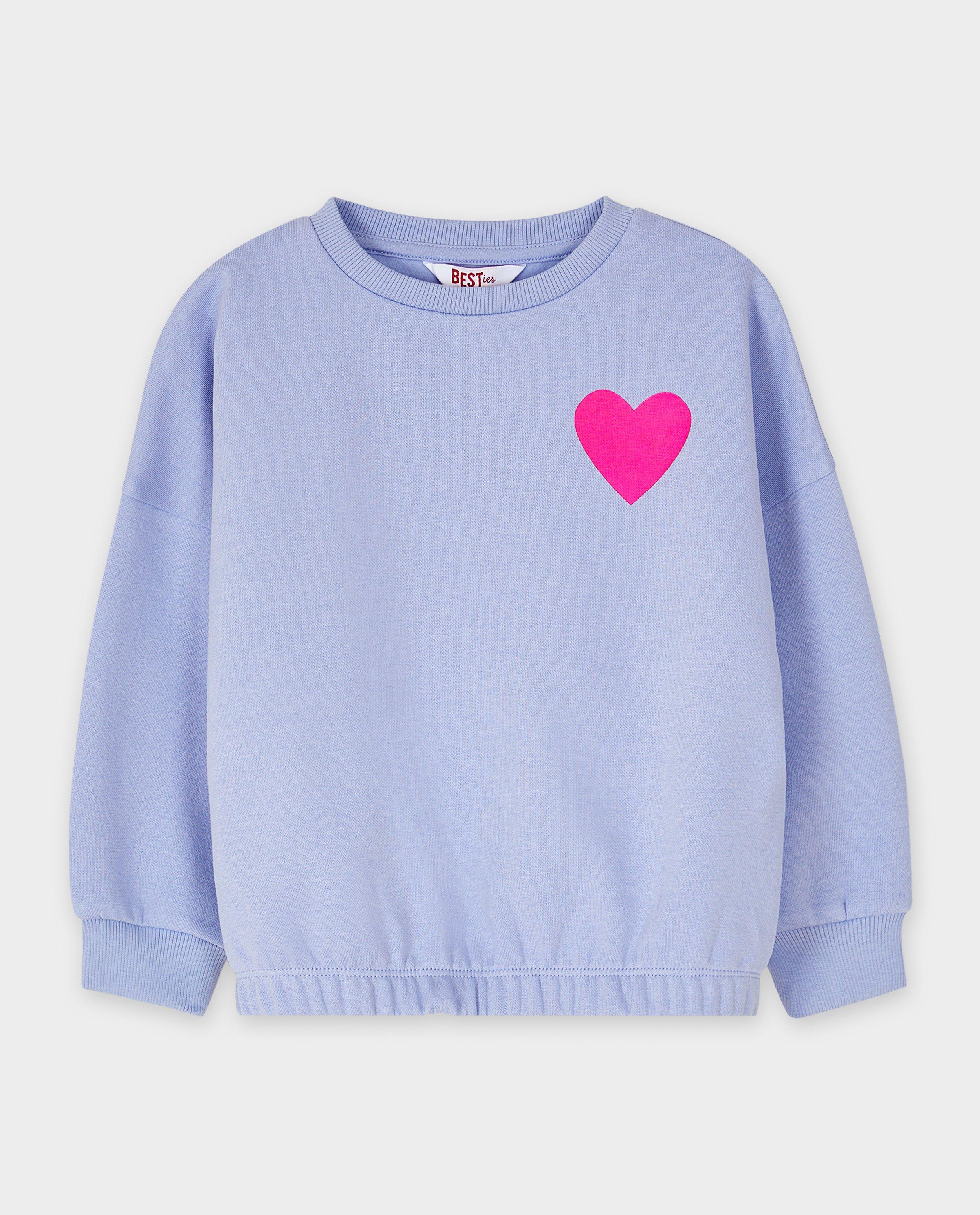 Sweater met backprint, loose fit - Product Detail - paars - afbeelding nummer 5