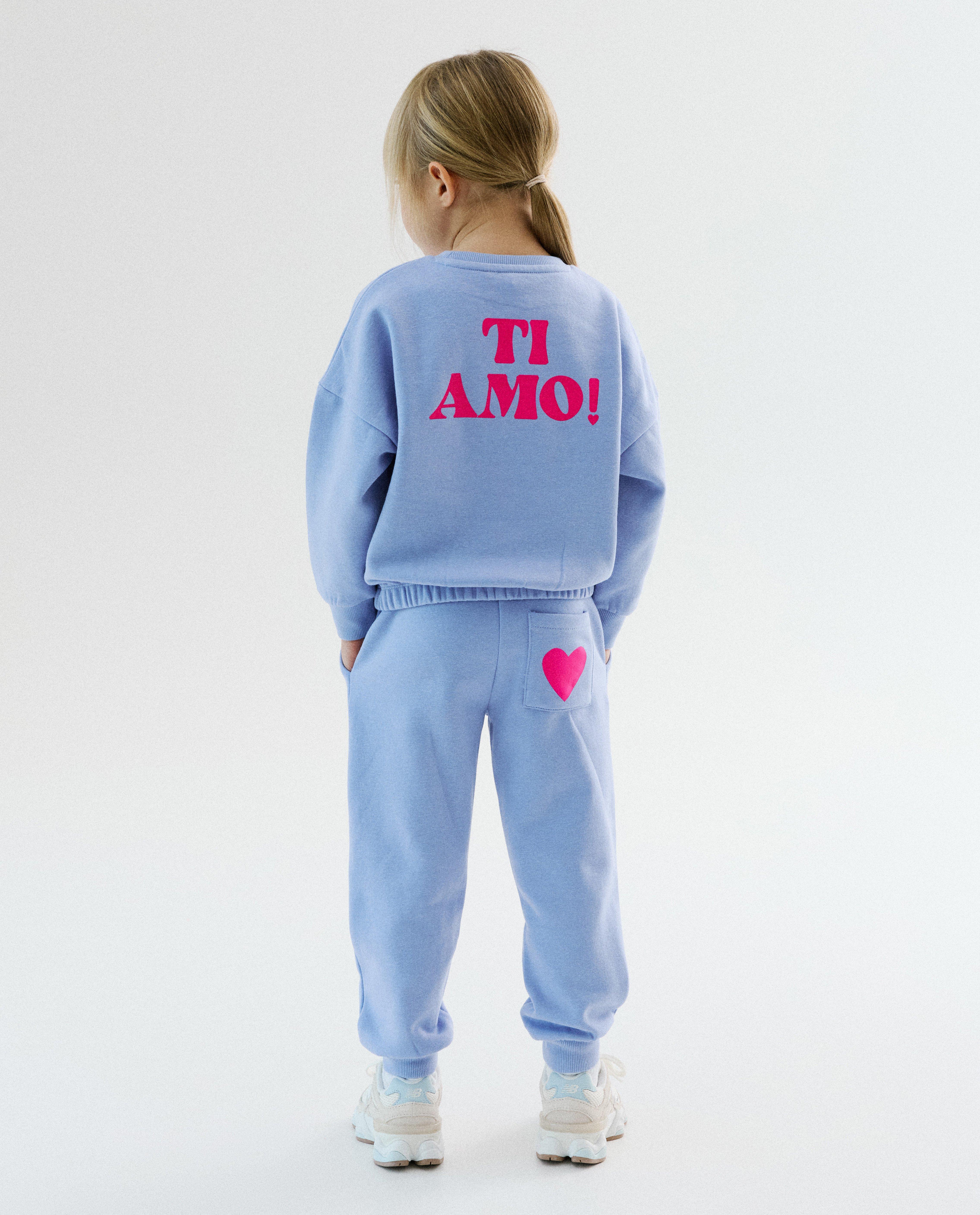 Sweater met backprint, loose fit - Product Detail - paars - afbeelding nummer 4