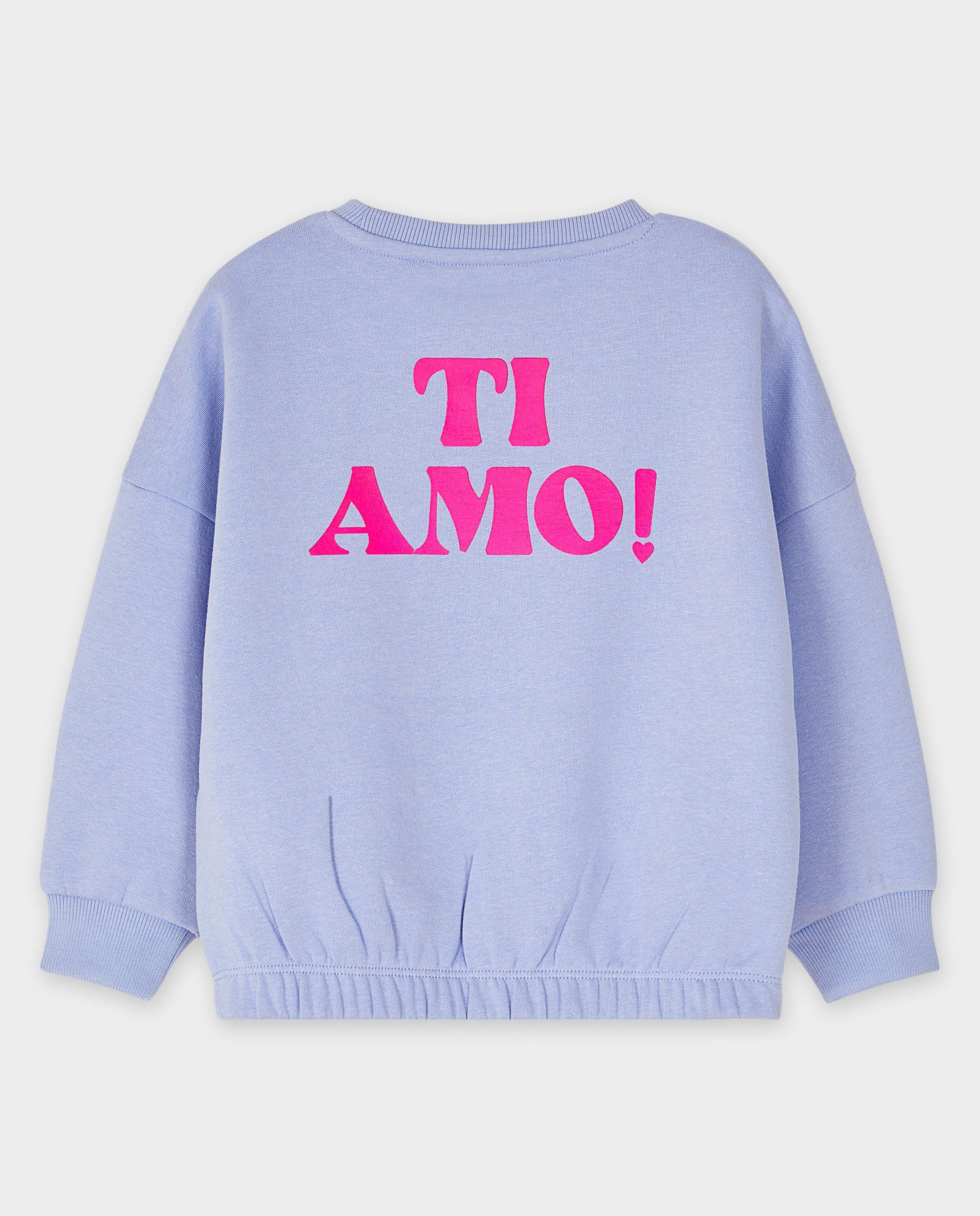 Sweater met backprint, loose fit - Product Detail - paars - afbeelding nummer 6