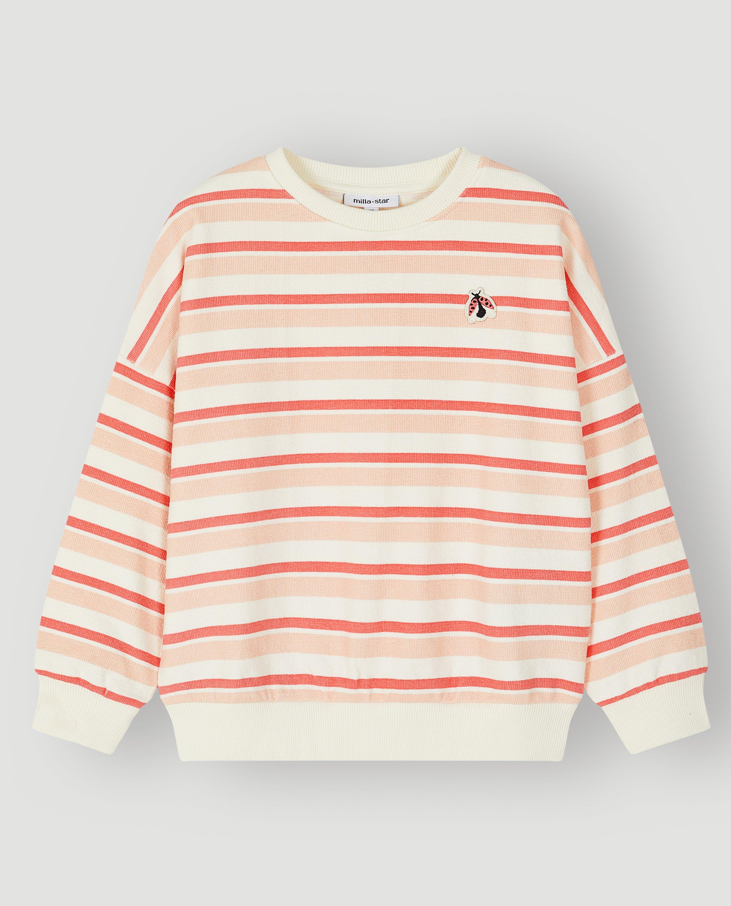 Sweater met patch, loose fit