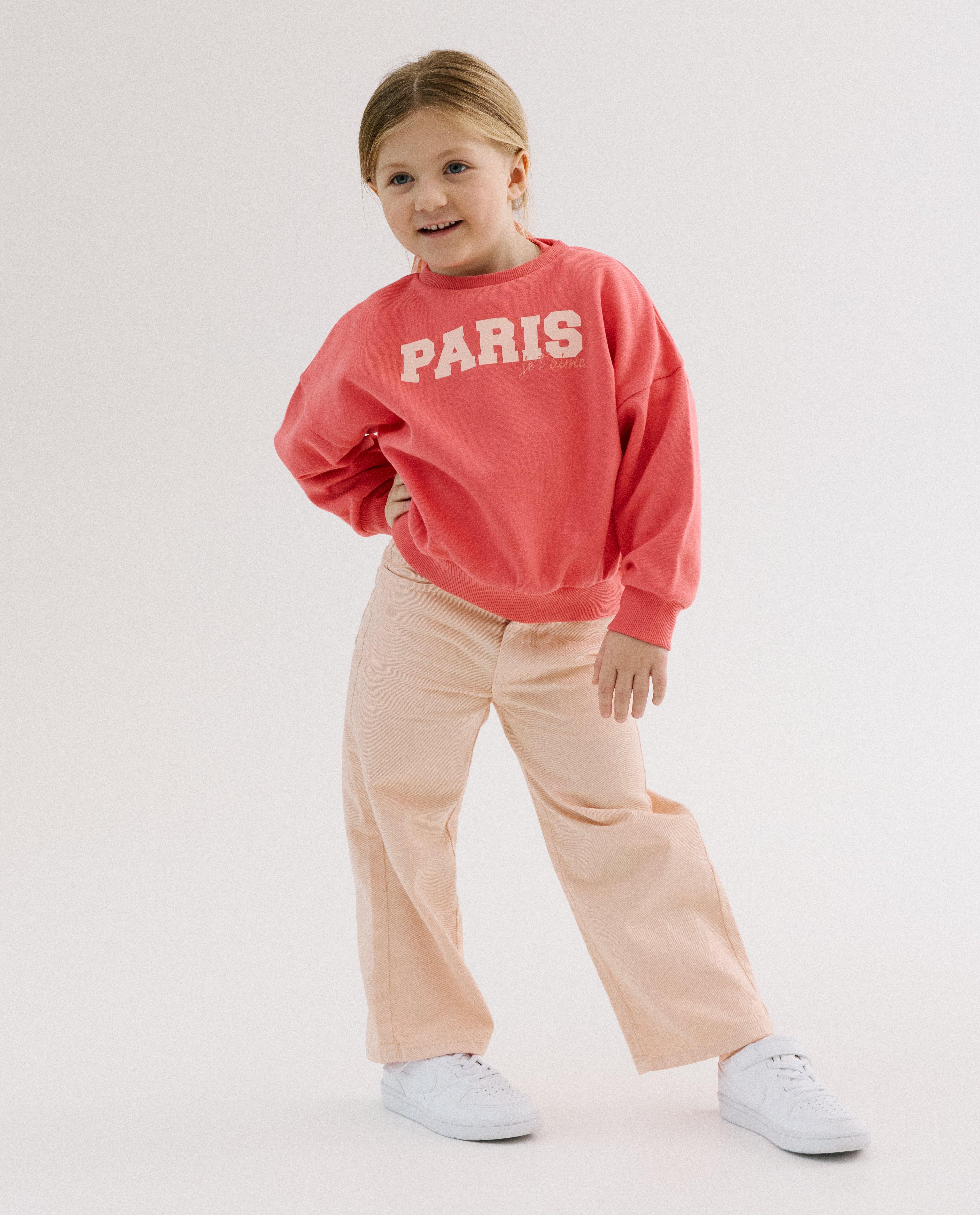 Sweater met opschrift, loose fit - Product Detail - oranje - afbeelding nummer 2