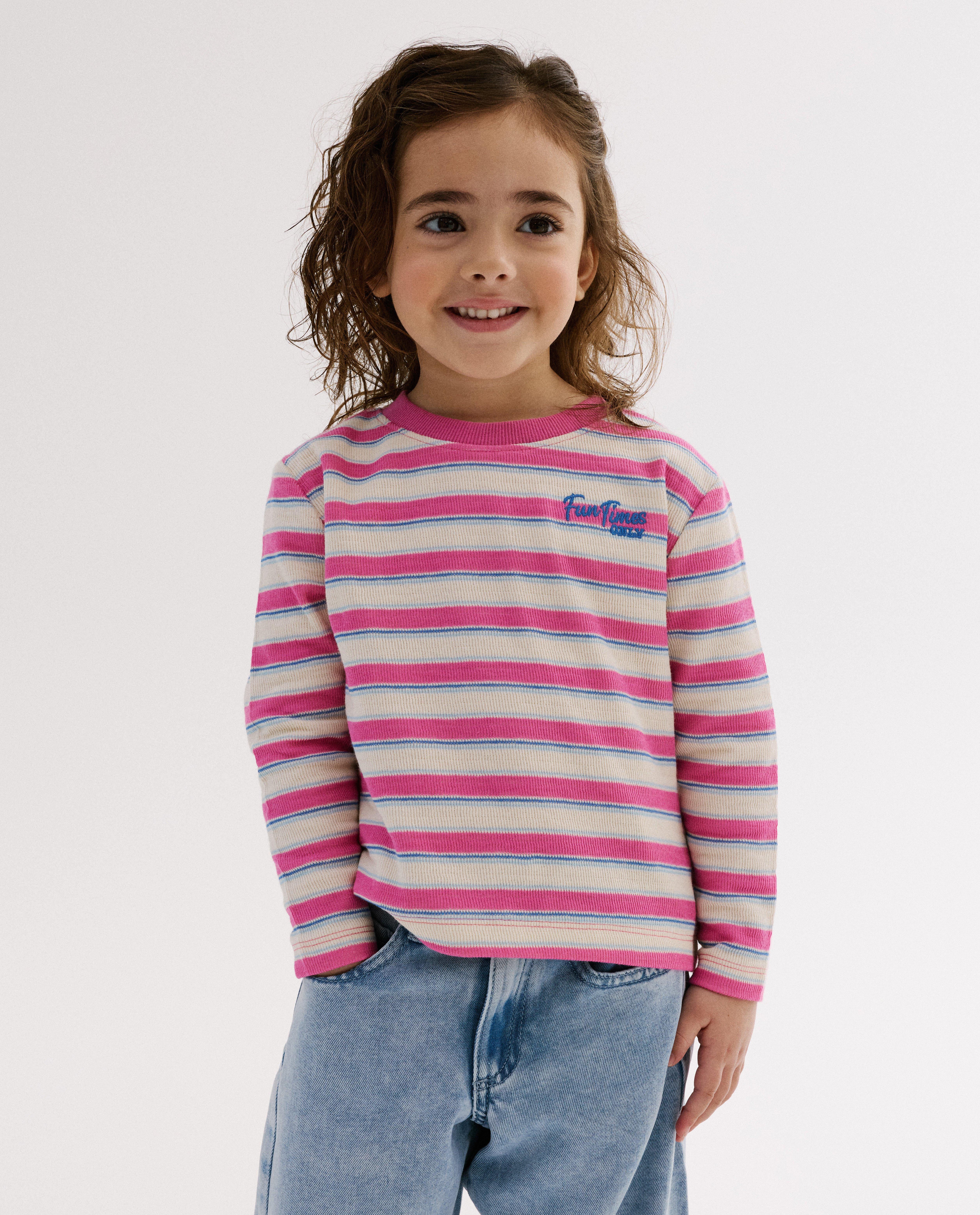 Longsleeve met geborduurd opschrift