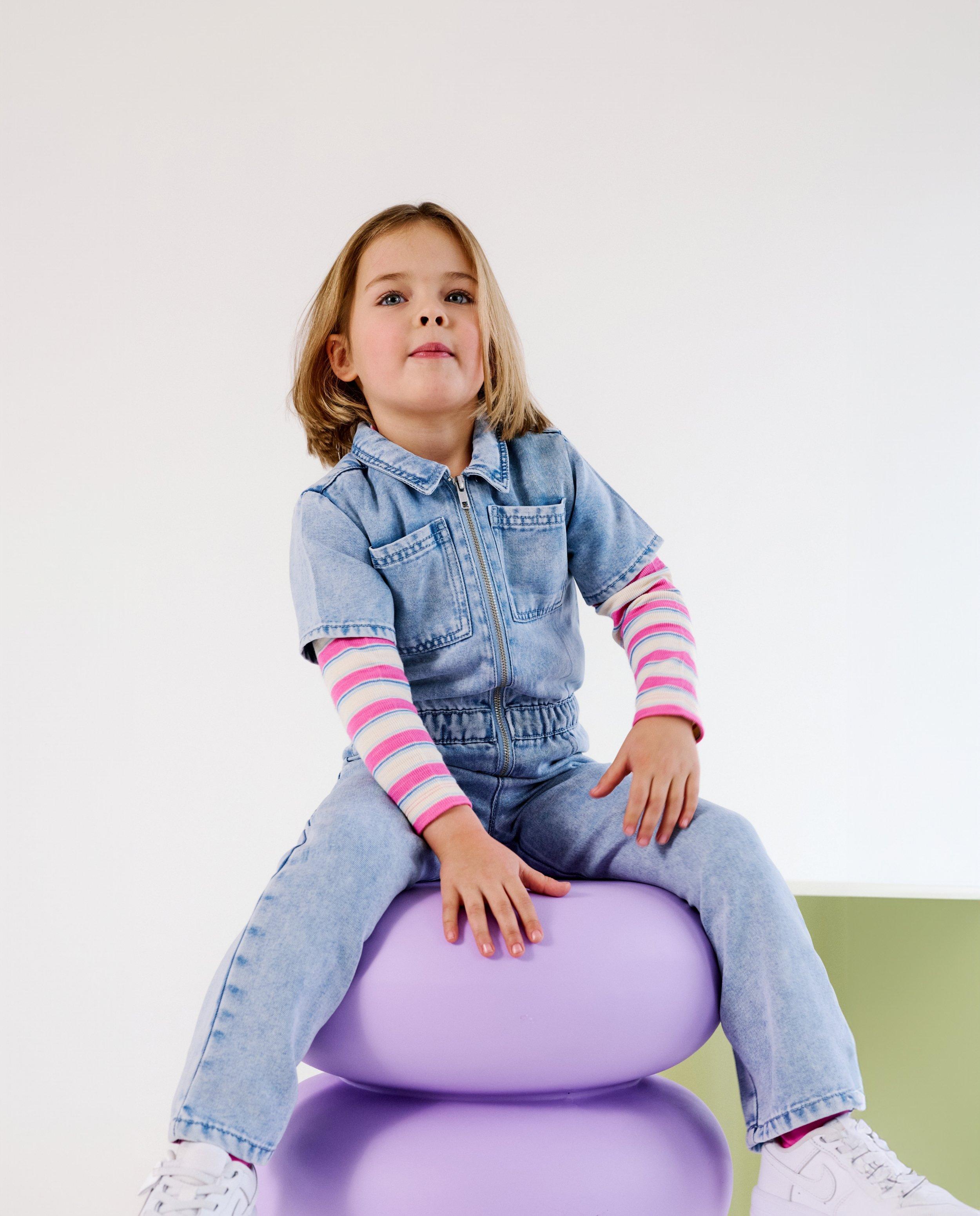 Jumpsuit van jeans, straight fit - Product Detail - blauw - afbeelding nummer 1