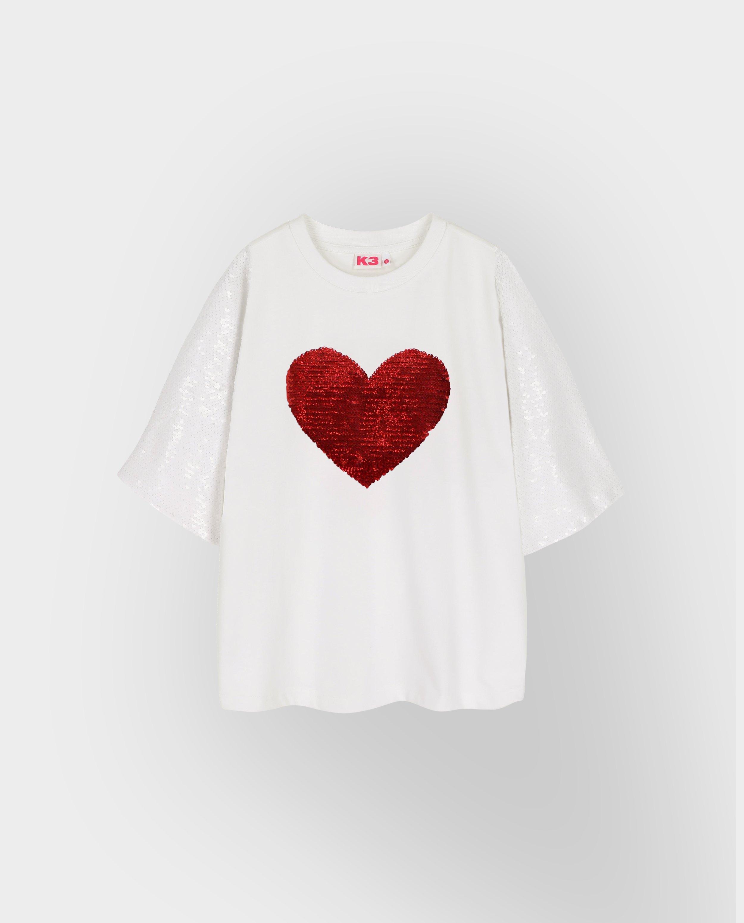 T-shirt met pailletten, XS-XXL - Product Detail - wit - afbeelding nummer 6