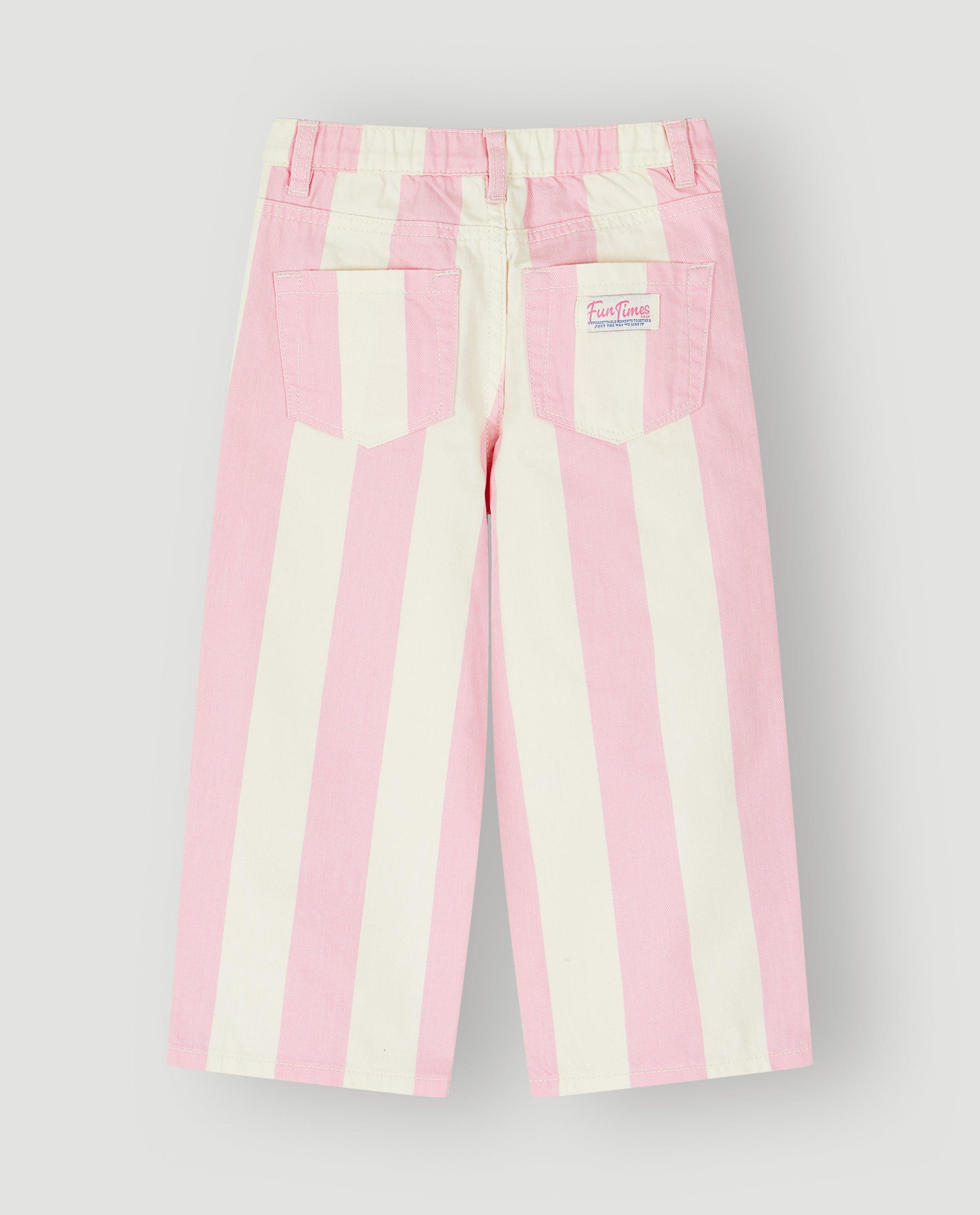 Jeans met strepen, straight fit - Product Detail - lichtroze - afbeelding nummer 5