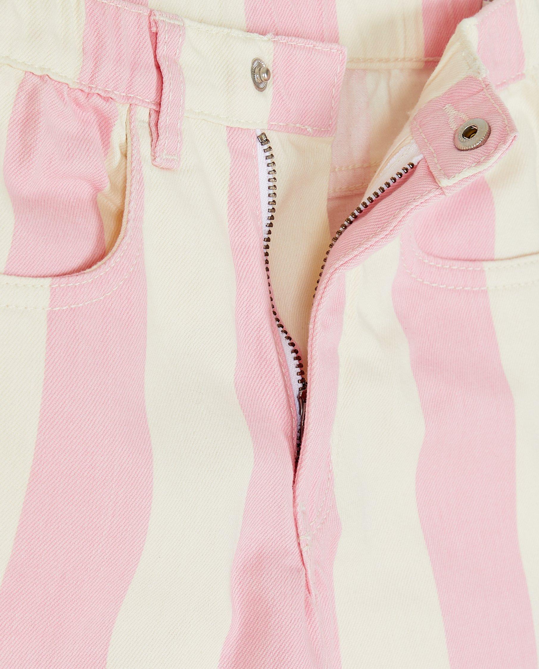 Jeans met strepen, straight fit - Product Detail - lichtroze - afbeelding nummer 6