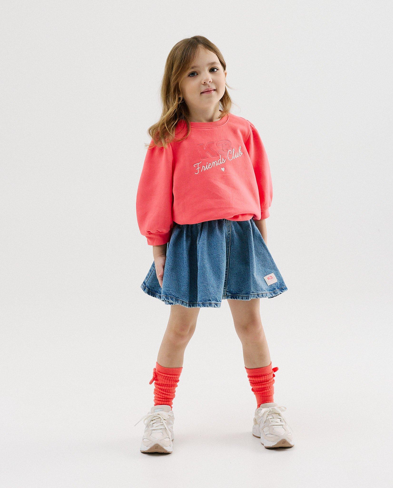 Sweater met geborduurd opschrift, loose fit - Product Detail - lichtrood - afbeelding nummer 2