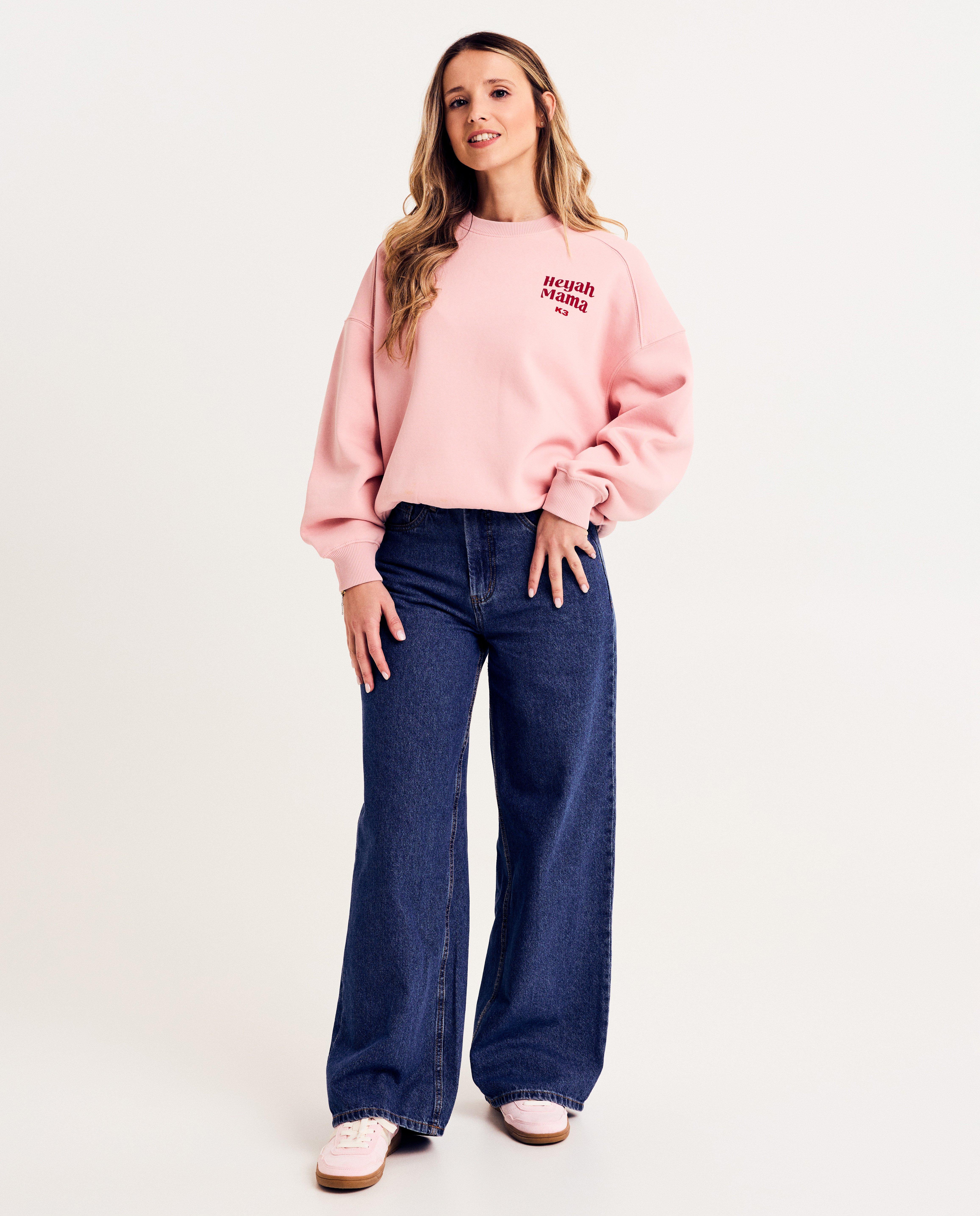 Sweaters - Sweater met geborduurde backprint, XS-XXL