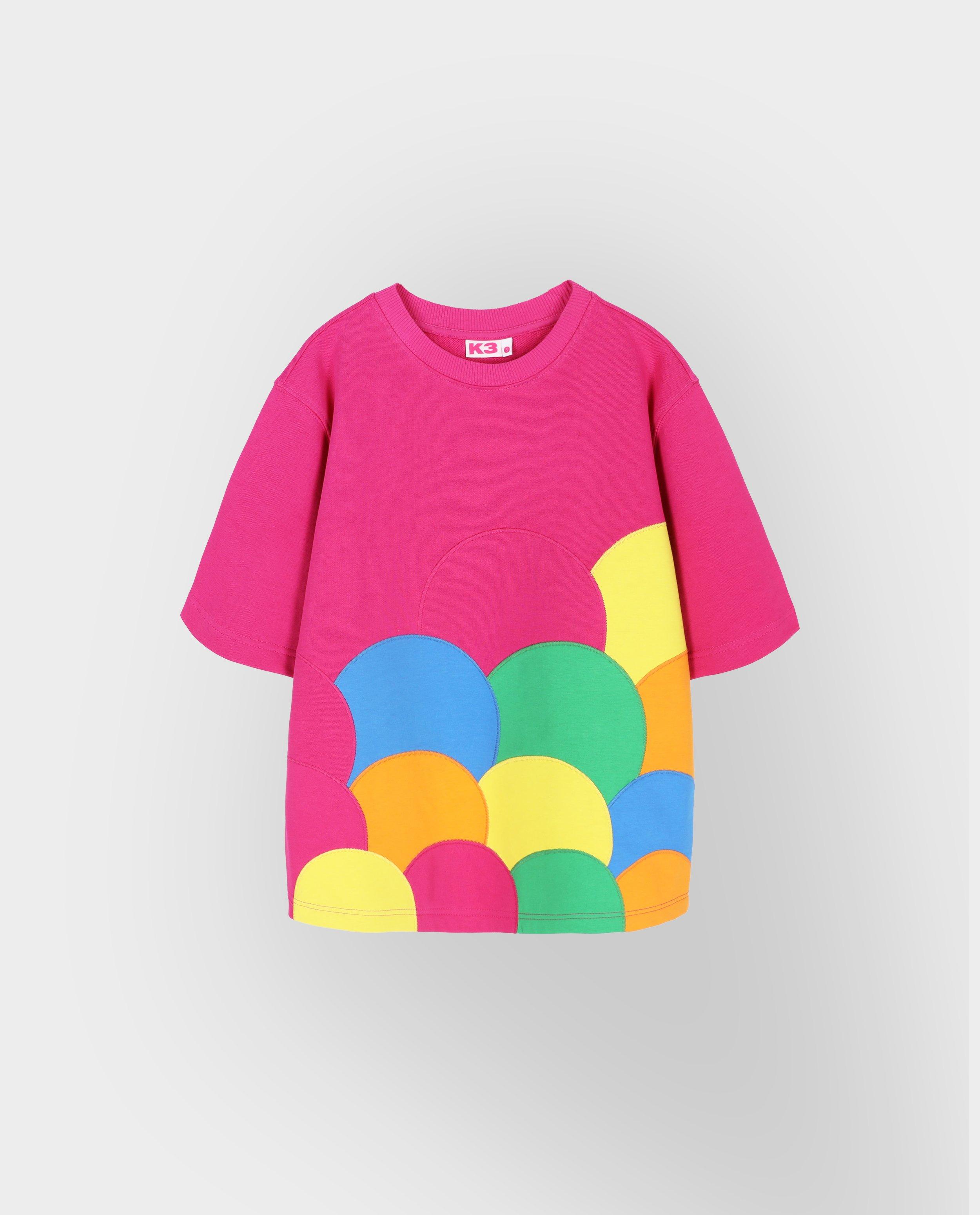 T-shirt imprim&eacute;, XS-XXL - D&eacute;tails du produit - rose vif - image num&eacute;ro 4