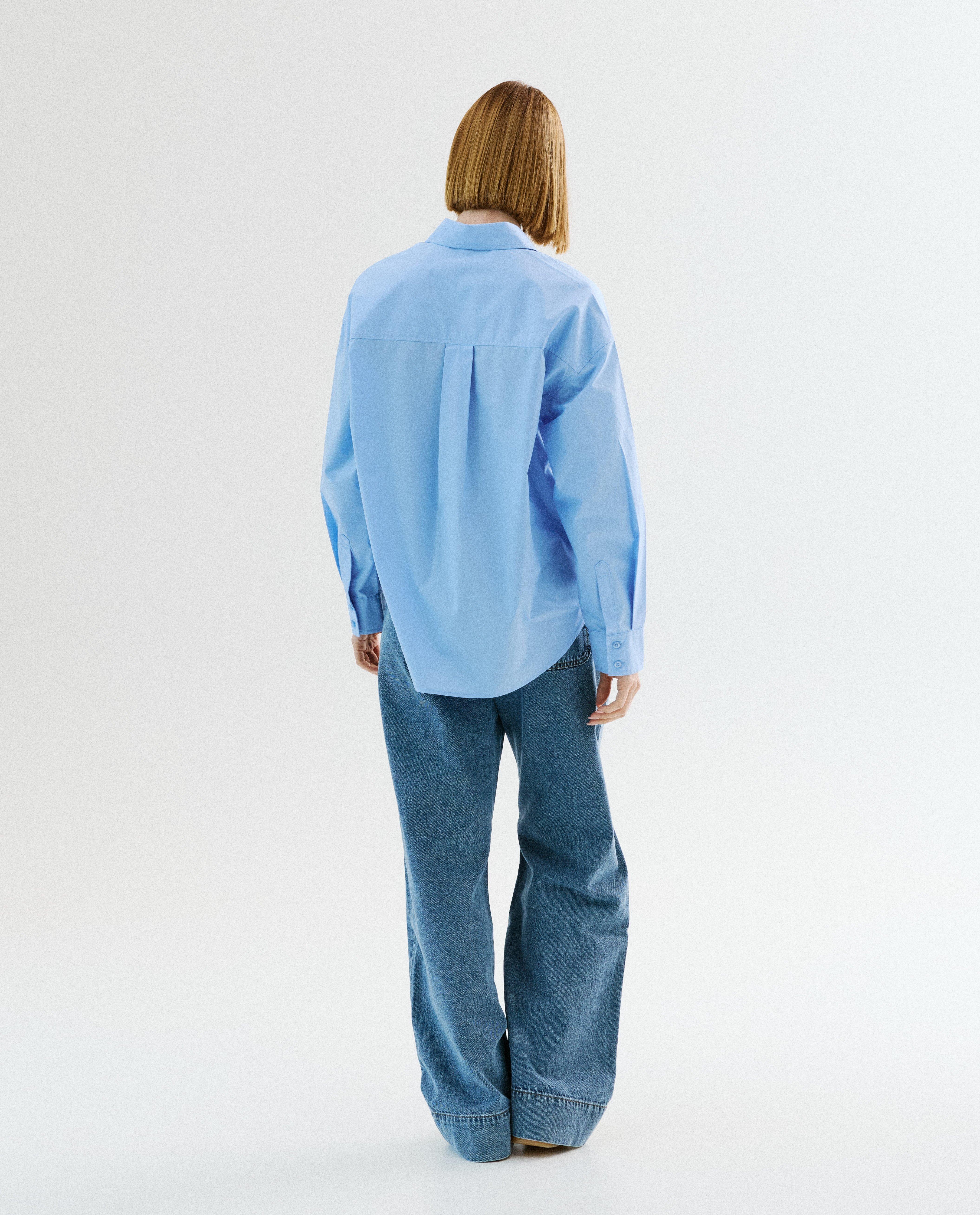 Blauw hemd, oversized fit - Product Detail - lichtblauw - afbeelding nummer 3