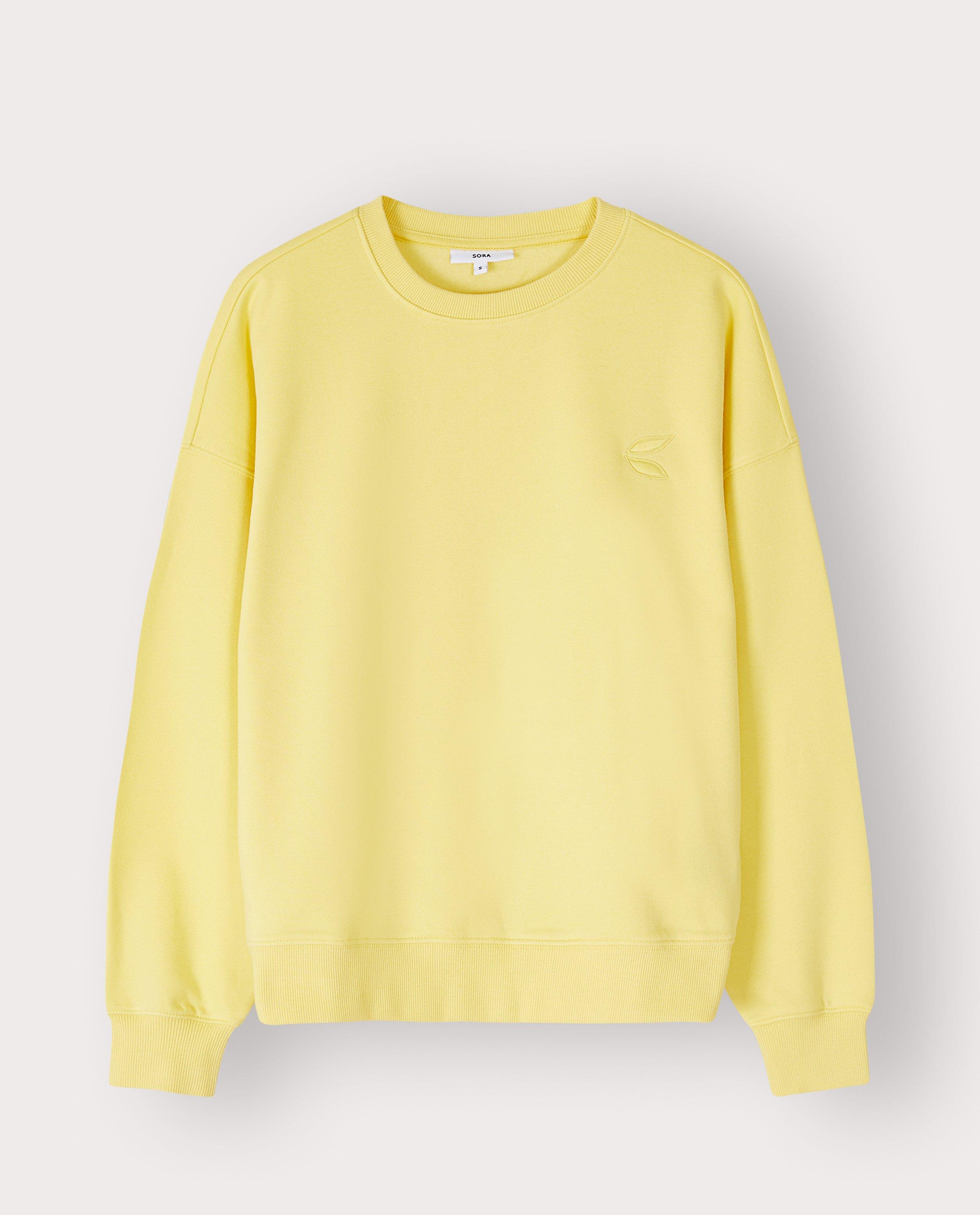 Sweater met kleine geborduurde figuur, loose fit - Product Detail - lichtgeel - afbeelding nummer 5