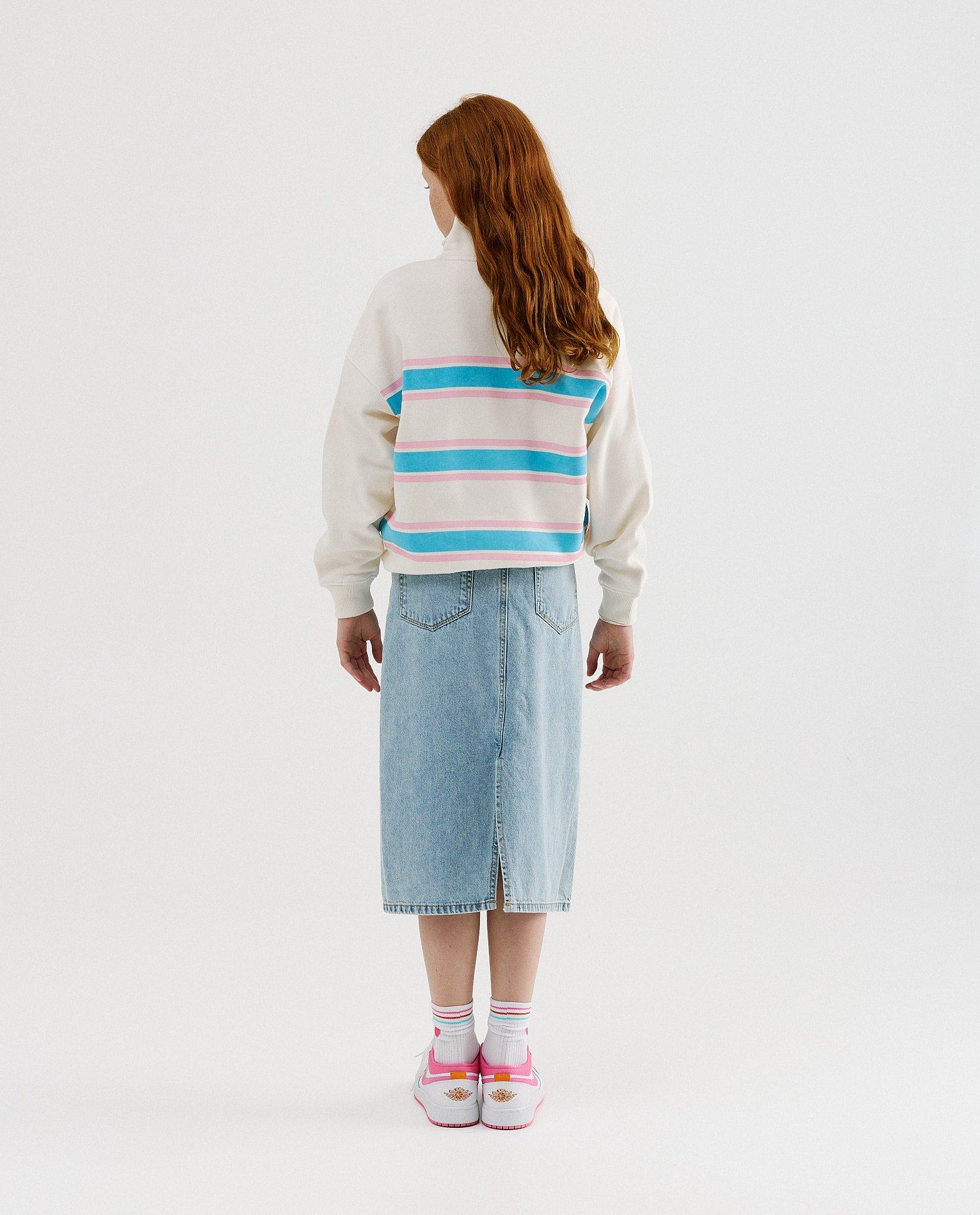 Blauwe jeansrok, straight fit - Product Detail - lichtblauw - afbeelding nummer 2