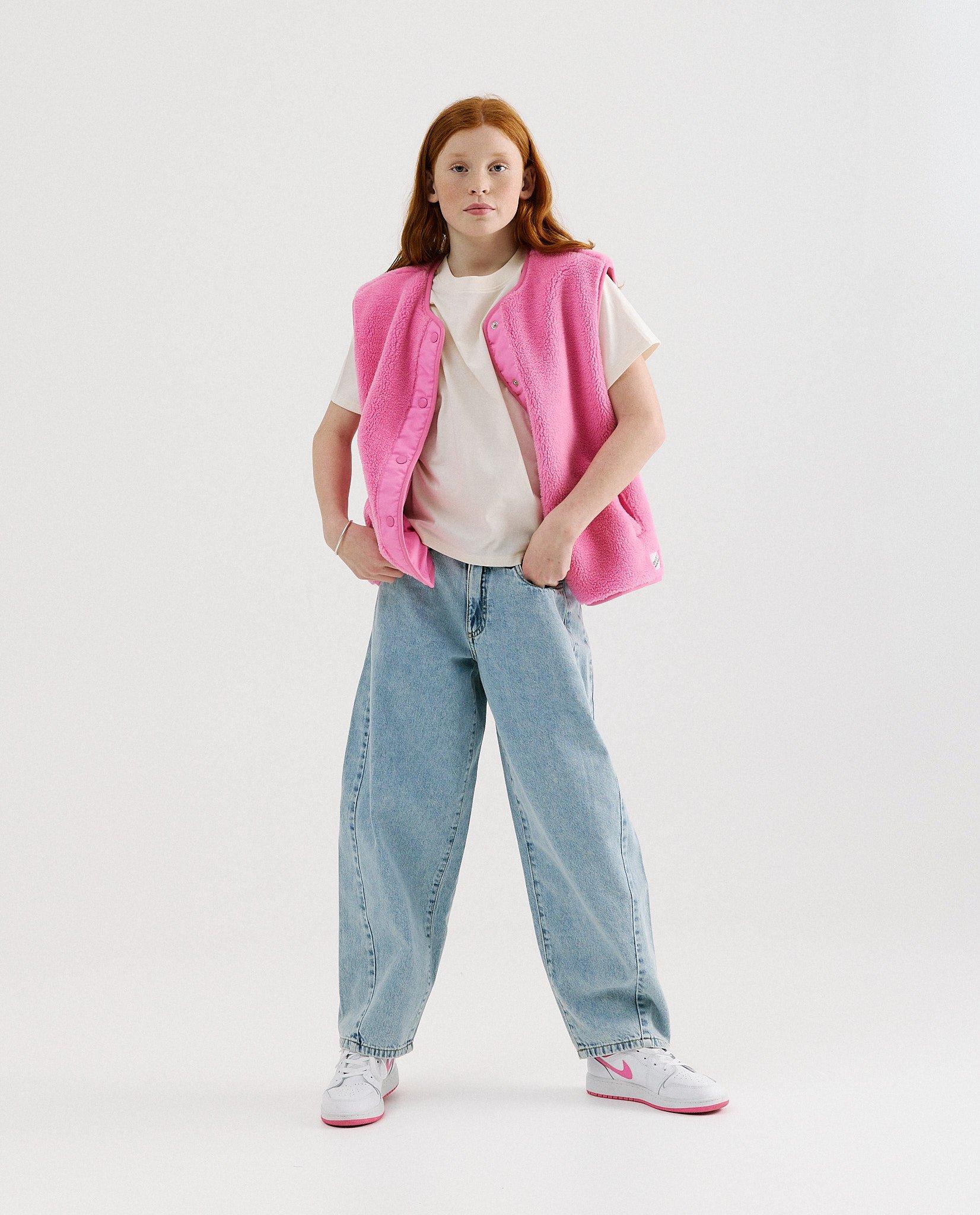 Mouwloos teddy vest - Product Detail - lichtroze - afbeelding nummer 2