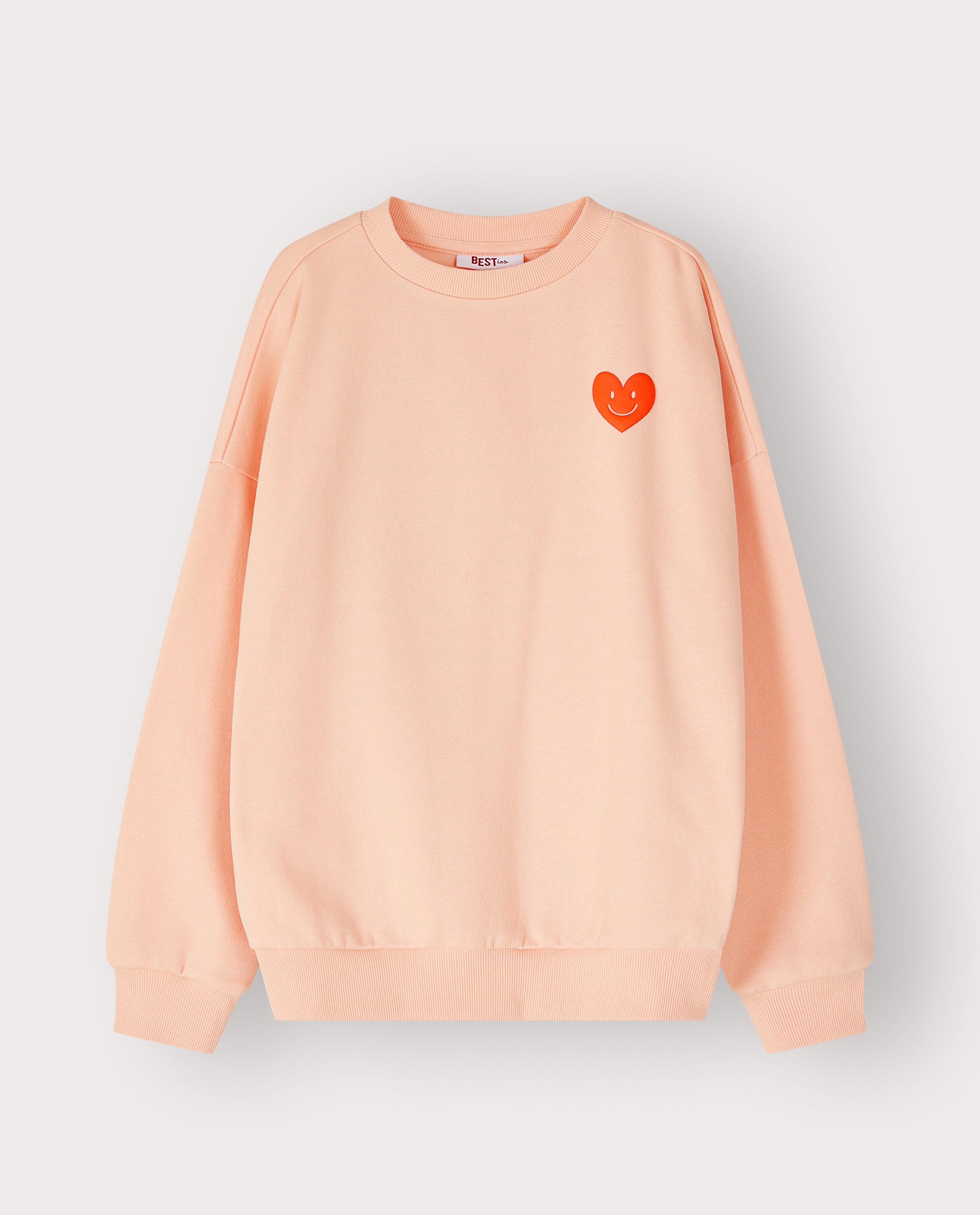 Sweat avec imprim&eacute; au dos - D&eacute;tails du produit - orange clair - image num&eacute;ro 5