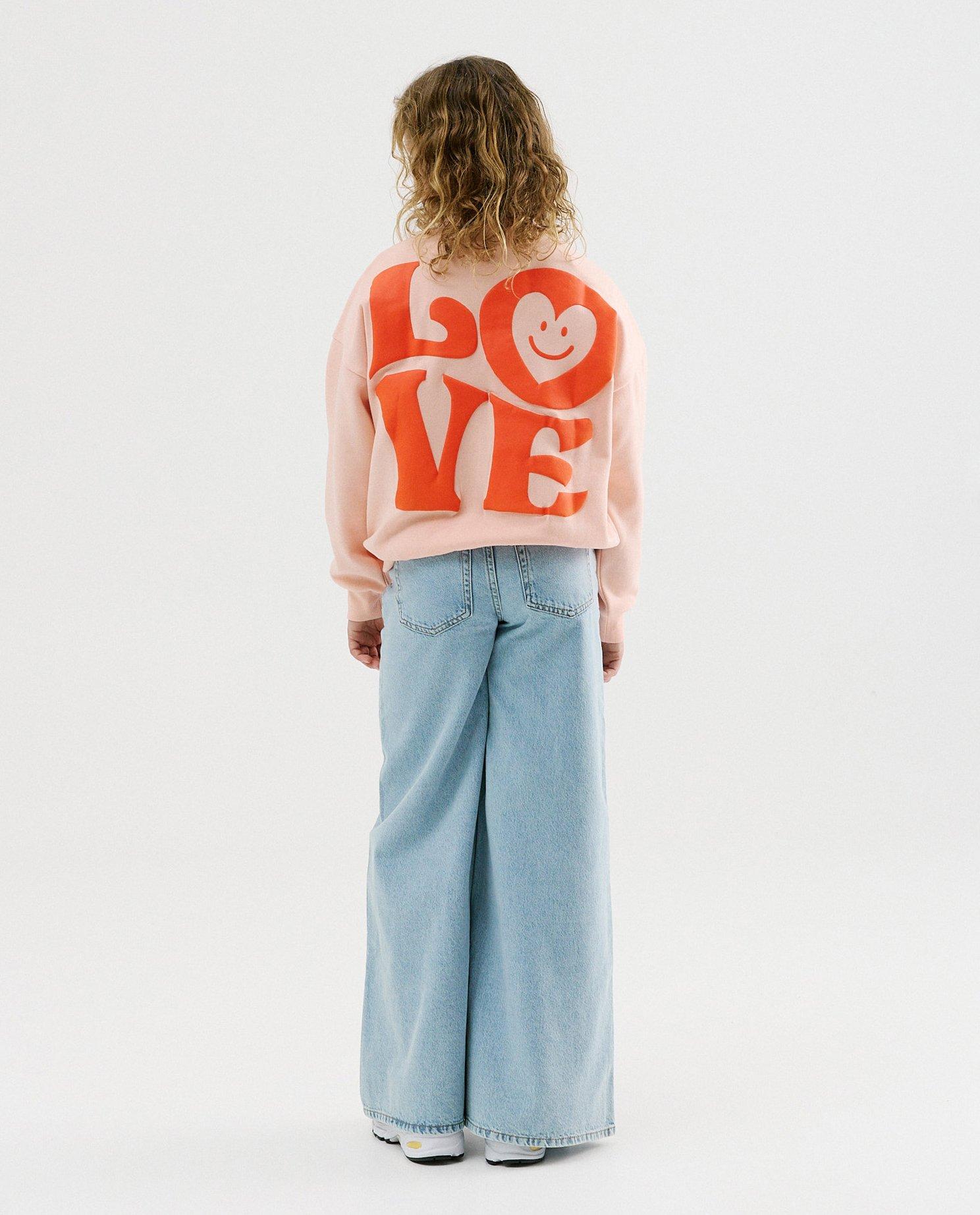 Sweater met backprint - Product Detail - lichtoranje - afbeelding nummer 4