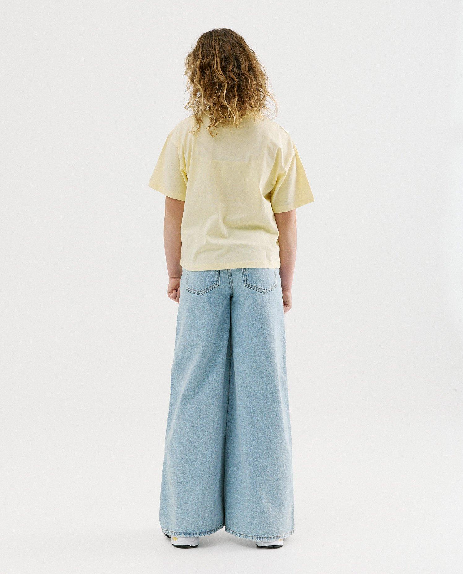 T-shirt avec inscription - D&eacute;tails du produit - jaune claire - image num&eacute;ro 3