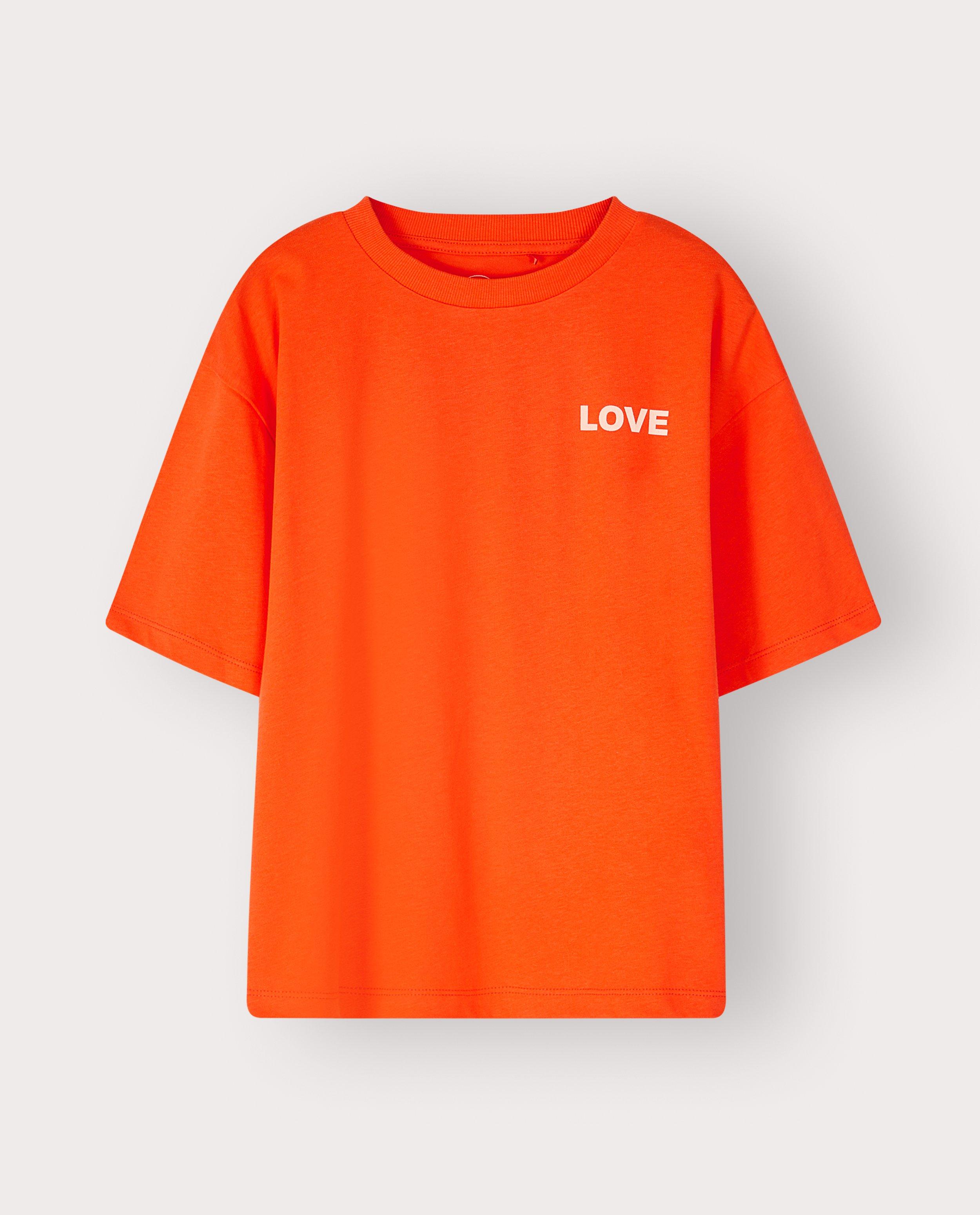 T-shirt avec inscription - D&eacute;tails du produit - rouge - image num&eacute;ro 4