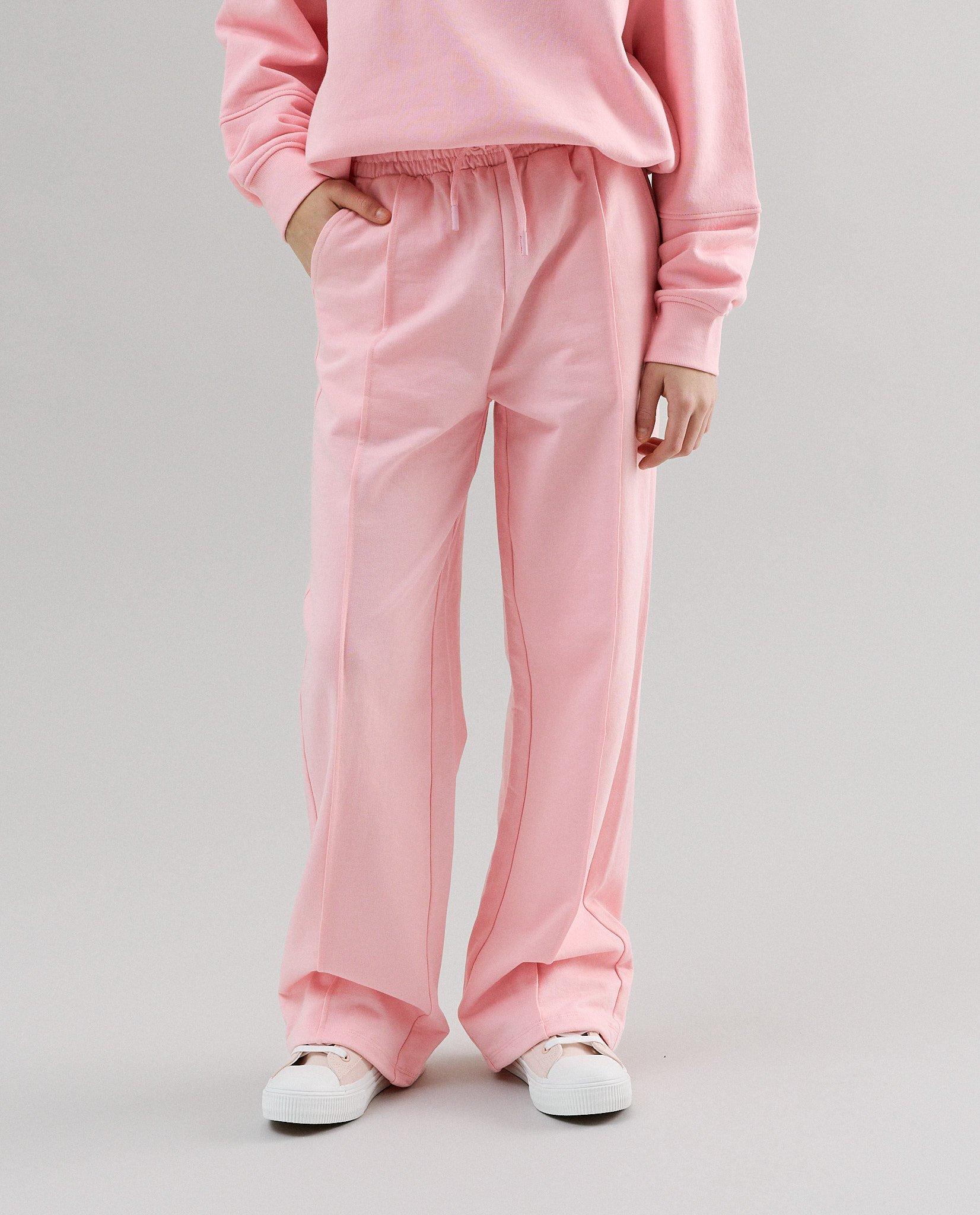 Pantalon avec plis, 116-164 - D&eacute;tails du produit - rose clair - image num&eacute;ro 3