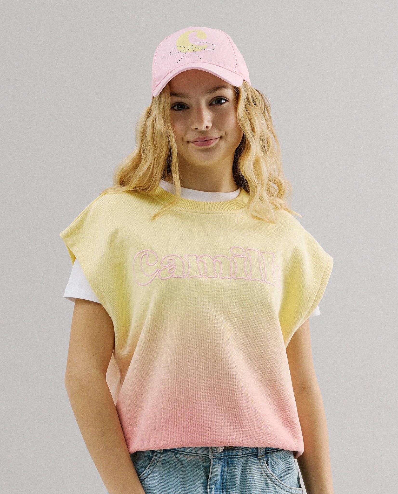 Sweater sans manches avec d&eacute;grad&eacute;, 116-164