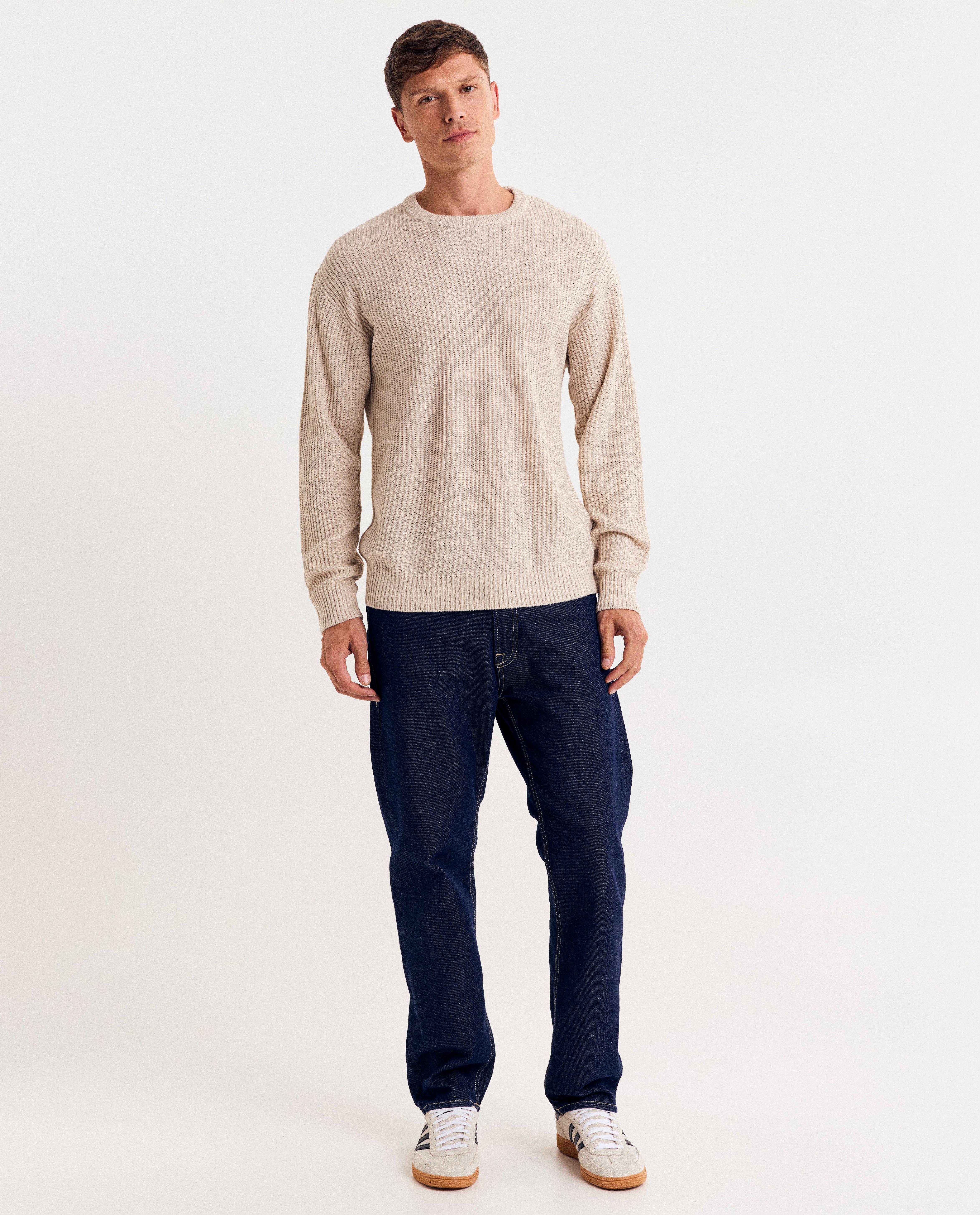 Jeans - Donkerblauwe jeans, relaxed fit