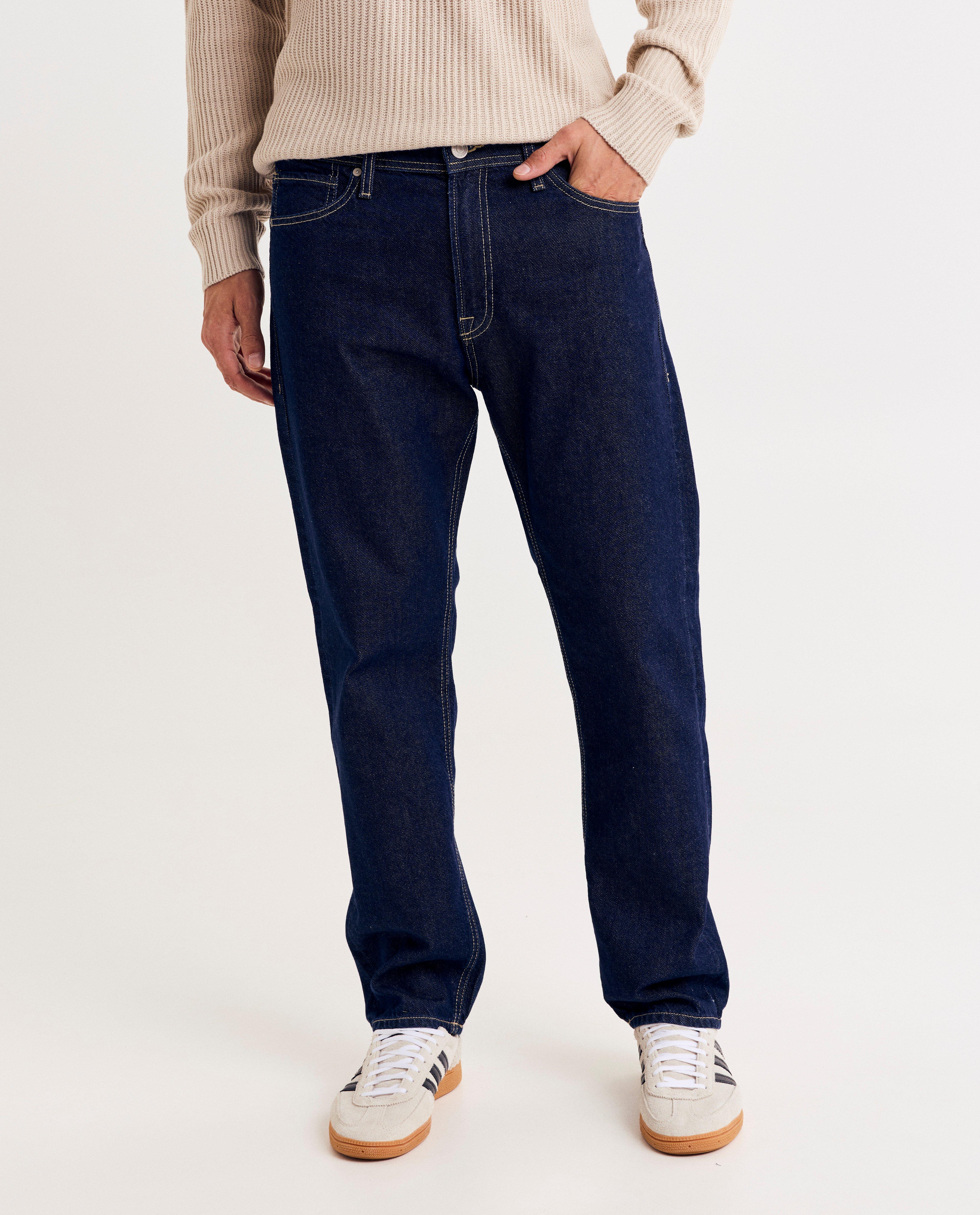 Jeans - Donkerblauwe jeans, relaxed fit