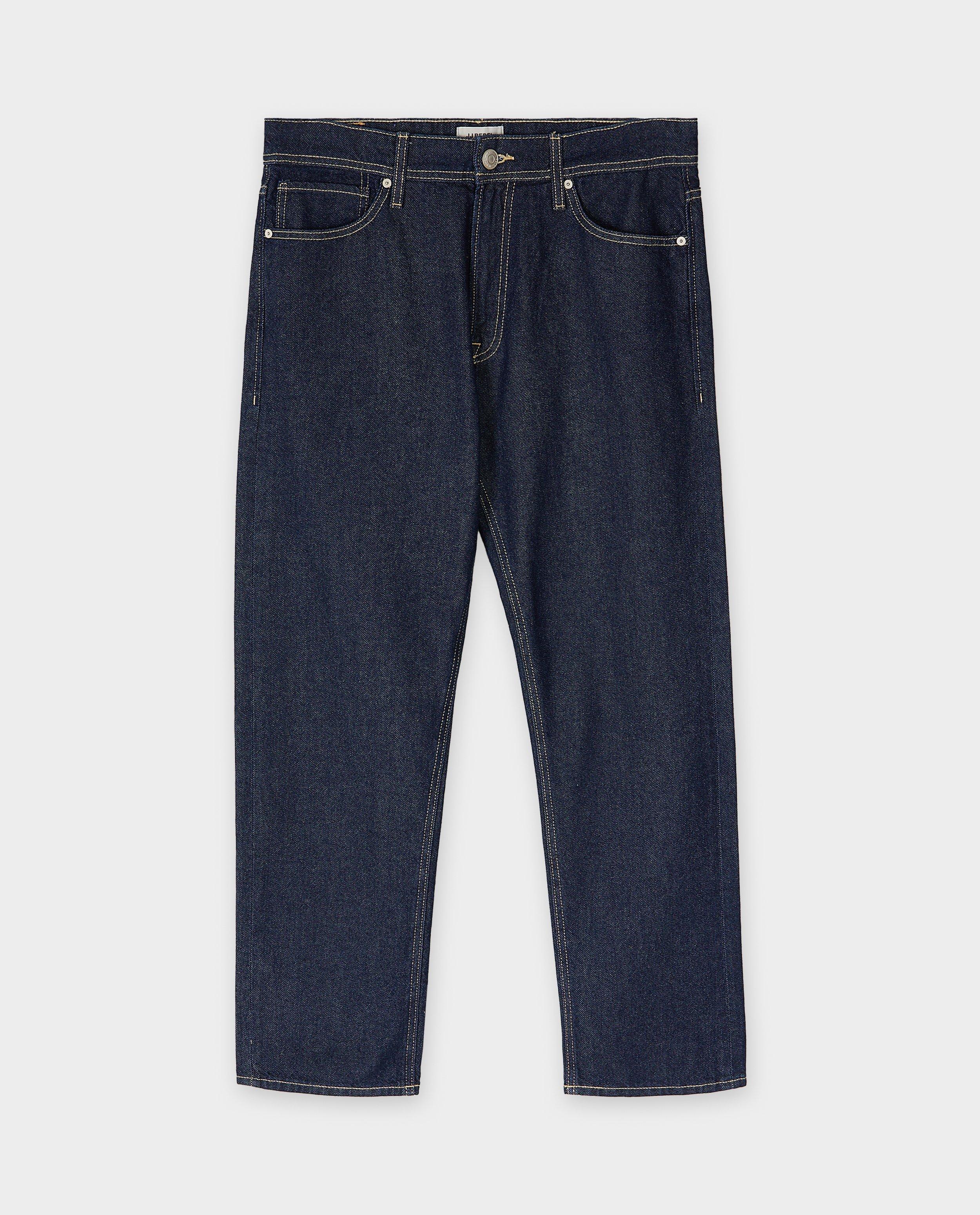 Donkerblauwe jeans, relaxed fit
