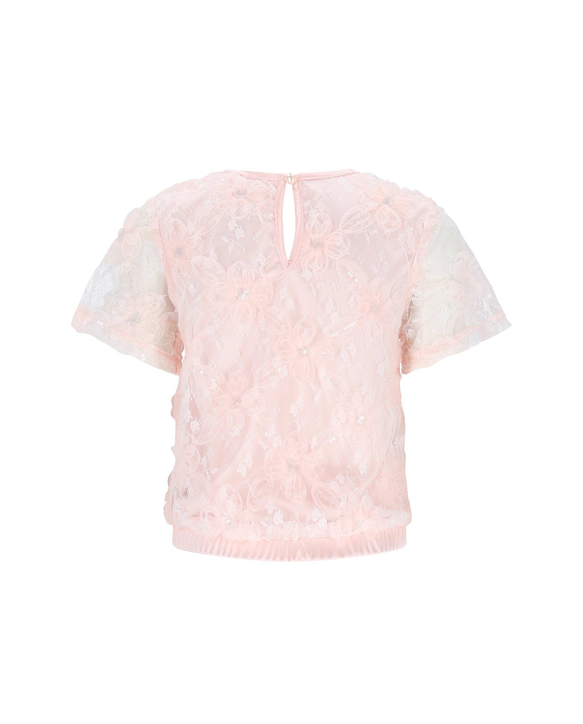 Chemises - Blouse en mesh avec motif floral, Special occasions, 122-152