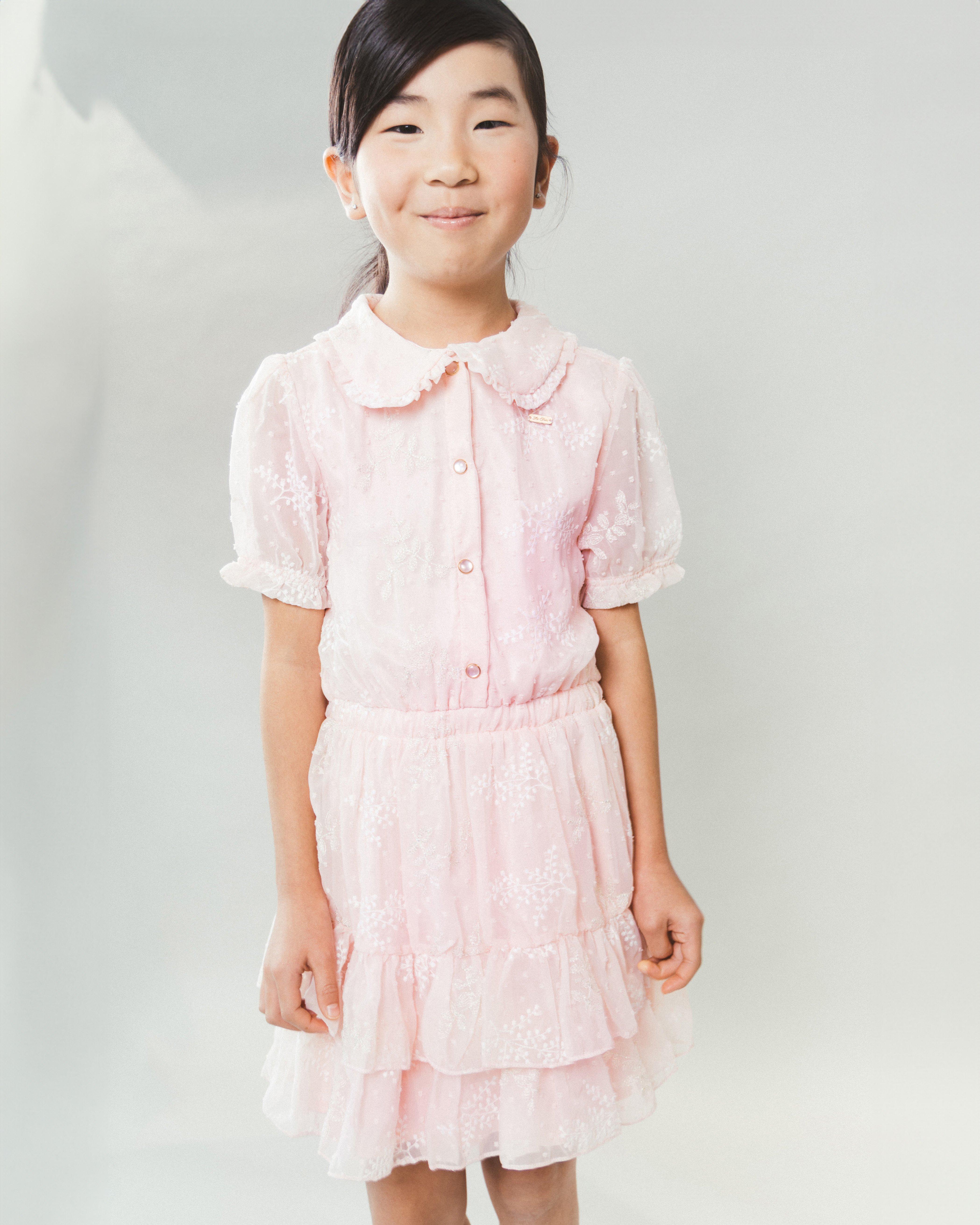 Kleedjes - Jurk met geborduurde bloemen, Special occasions, 122-152