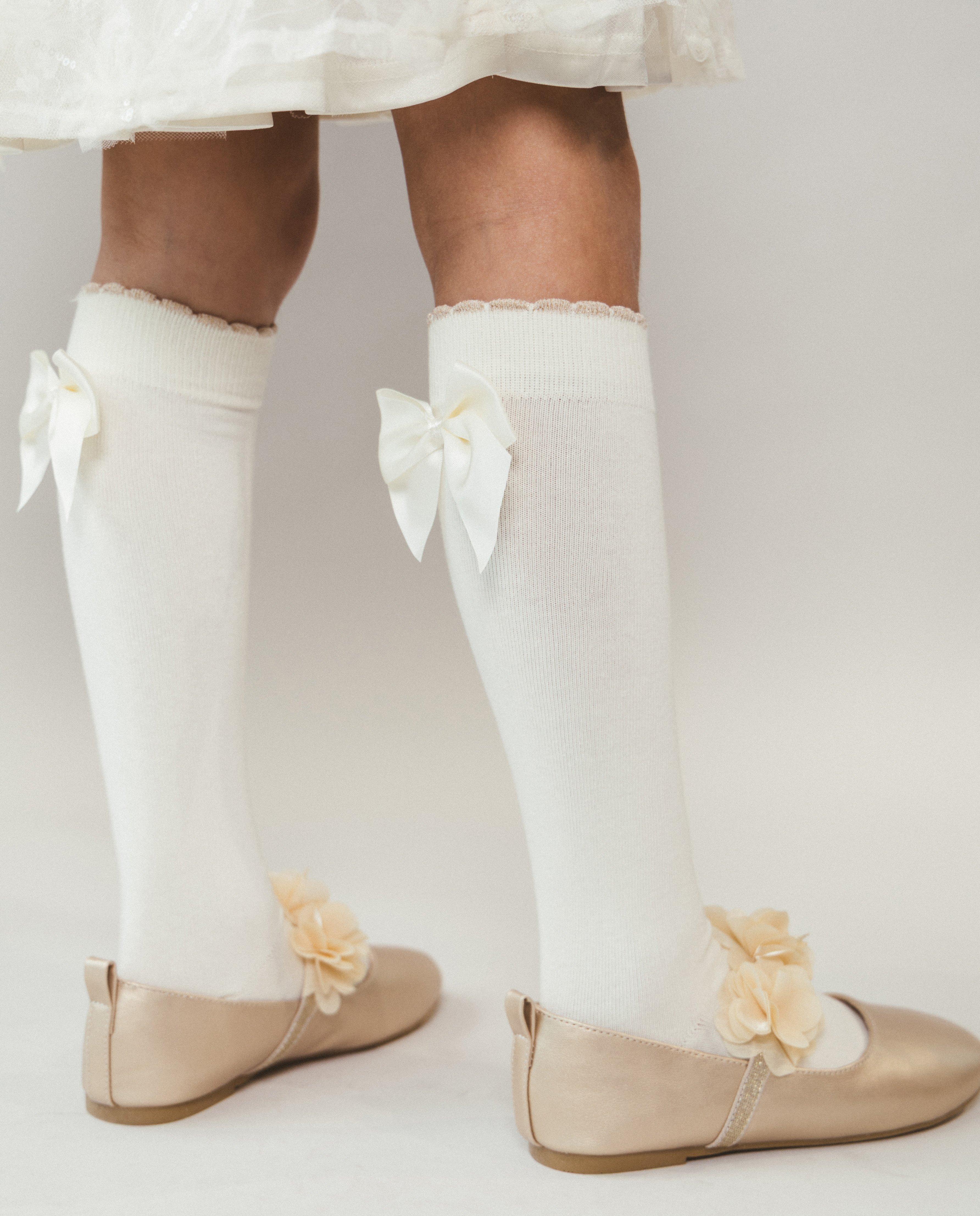 Chaussettes hauteur genou avec n&oelig;uds, Special occasions, 27-38