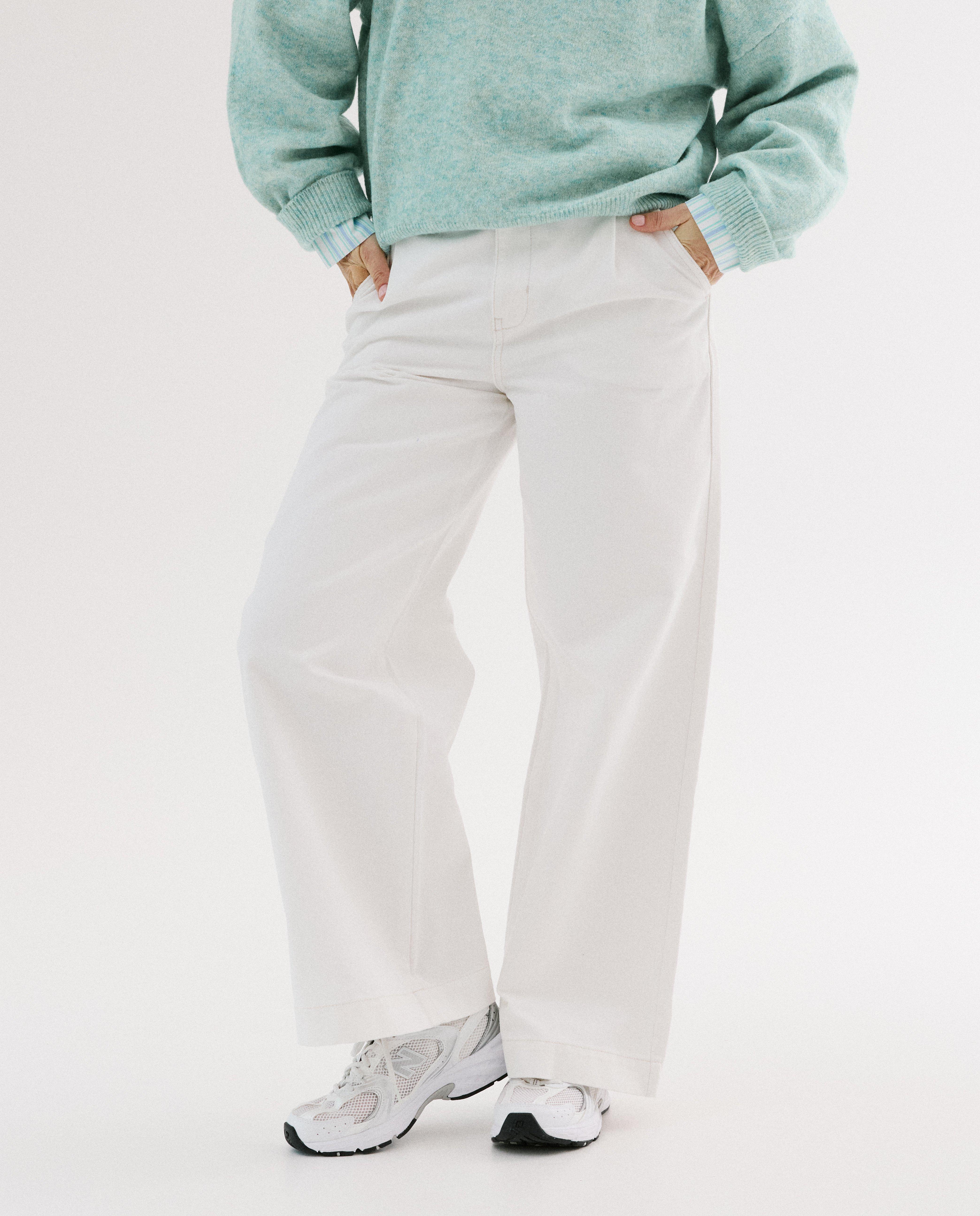 Witte jeans, wide fit - Product Detail - wit - afbeelding nummer 3