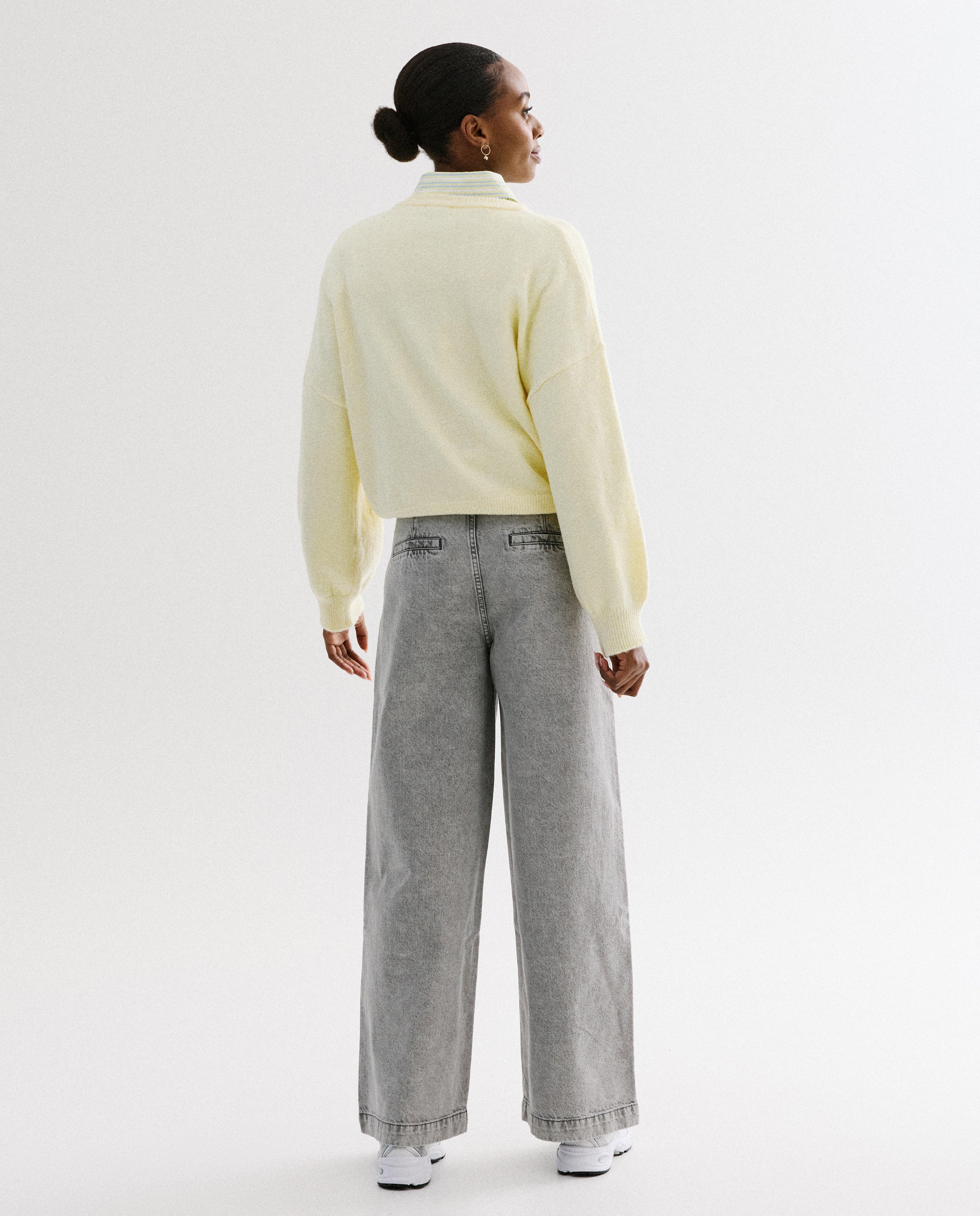 Grijze jeans, wide fit - Product Detail - lichtgrijs - afbeelding nummer 3