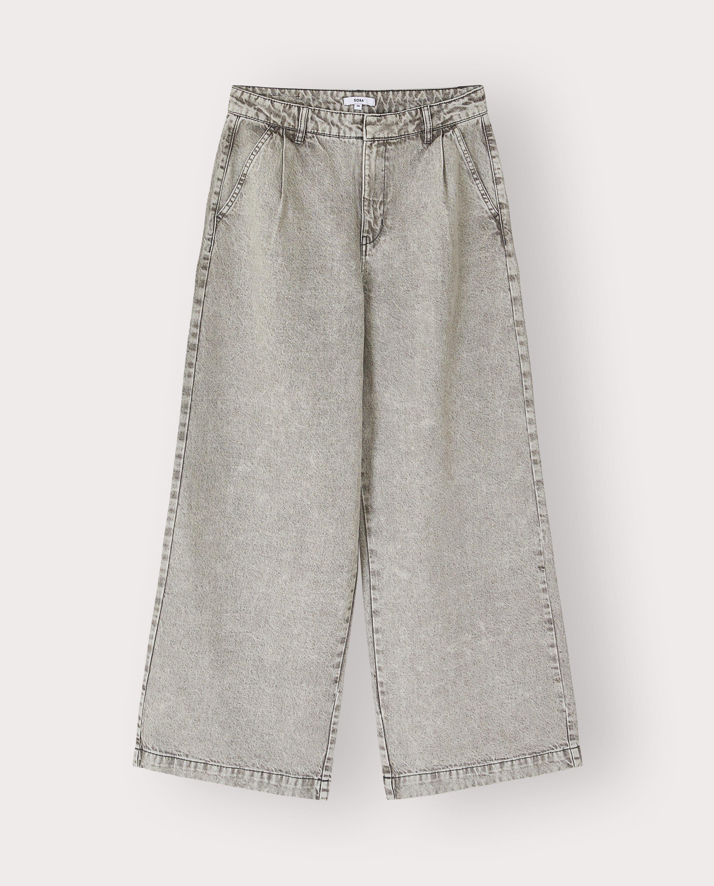 Grijze jeans, wide fit - Product Detail - lichtgrijs - afbeelding nummer 5