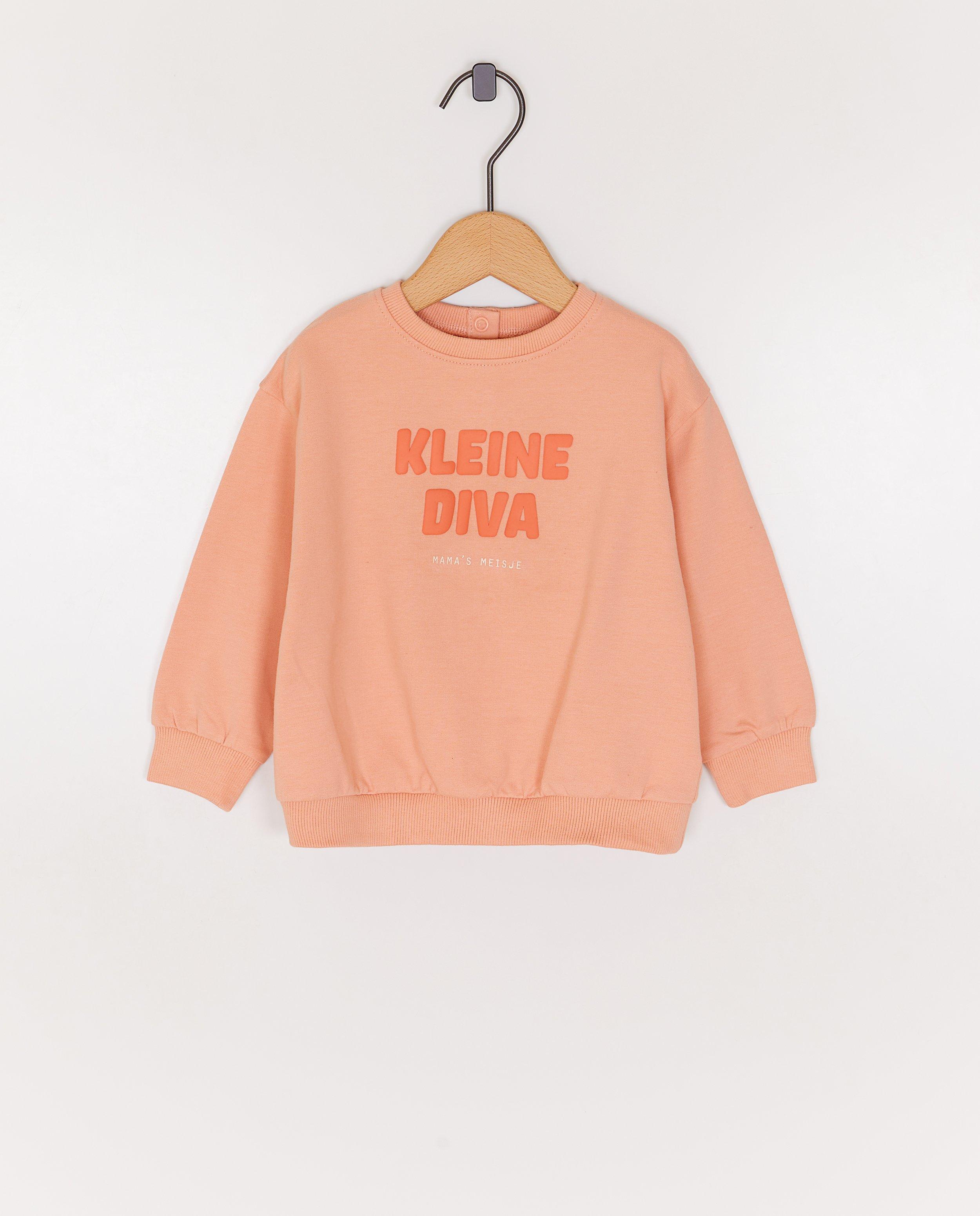 Sweater Kleine diva - Product Detail - lichtoranje - afbeelding nummer 1
