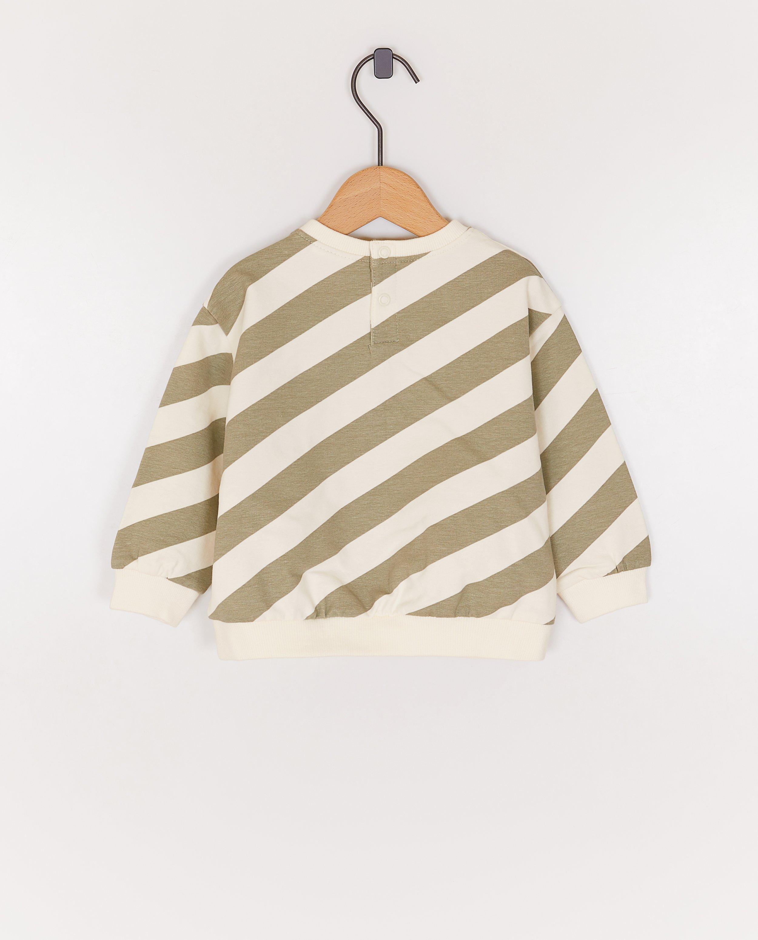 Sweater met strepen Beau gosse - Product Detail - khaki - afbeelding nummer 2