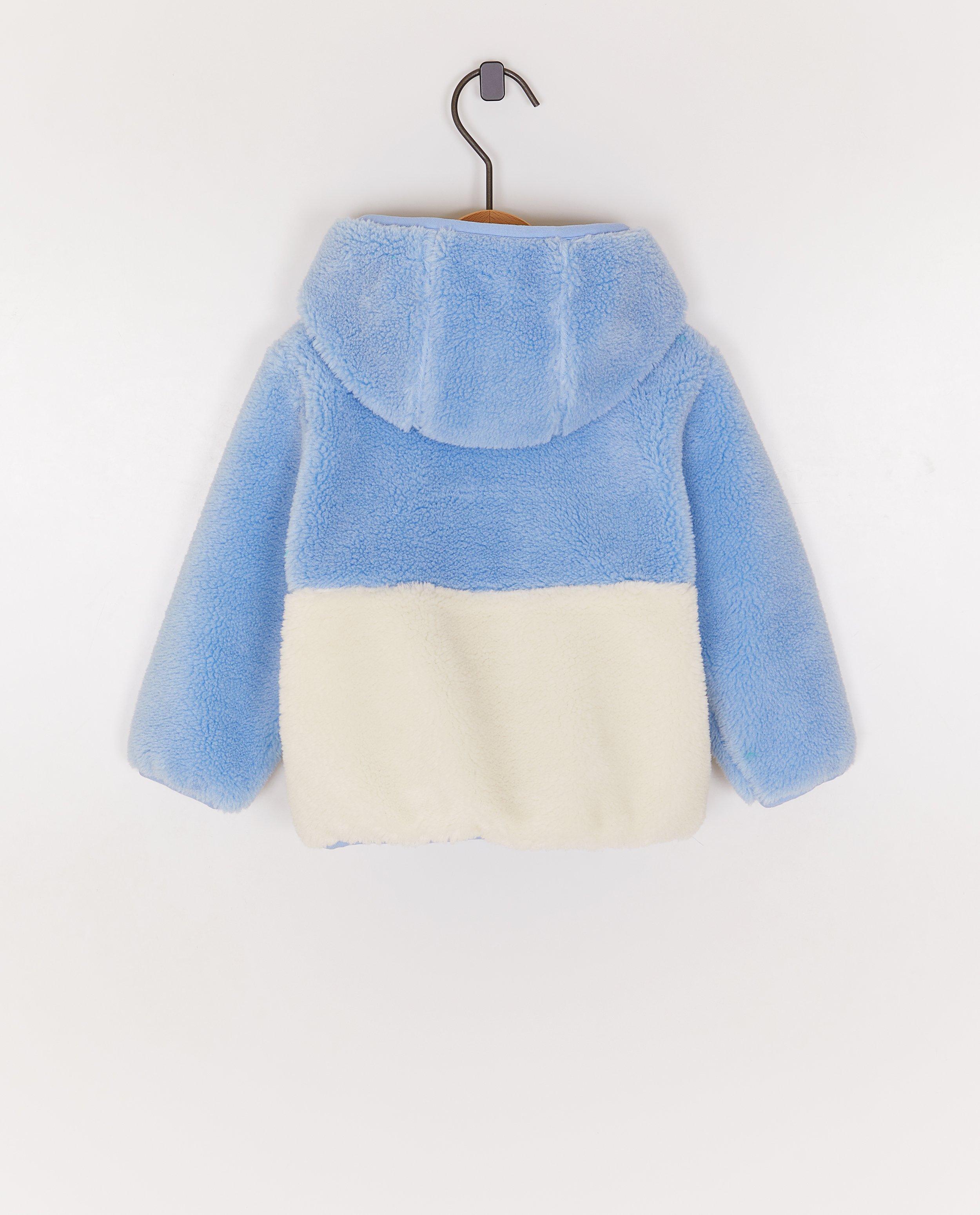 Teddy vest met color block - Product Detail - lichtblauw - afbeelding nummer 2