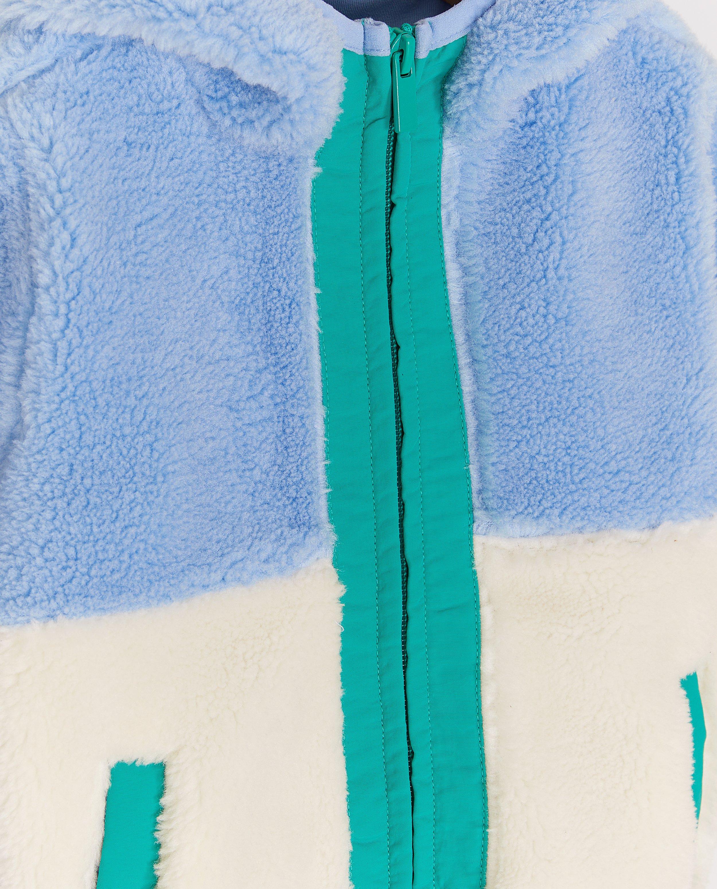 Teddy vest met color block - Product Detail - lichtblauw - afbeelding nummer 3